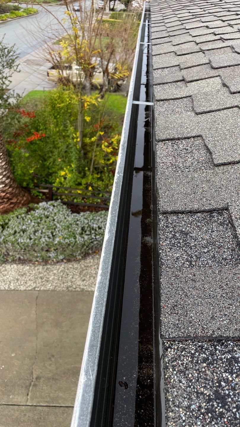 San Jose Gutter Cleaning on a 2 story home by All One Solar Shine