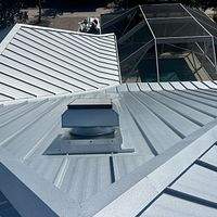 24ga 1.5" Mechanical Seam Mill Finish by Total Roofing System The Metal Roof Experts