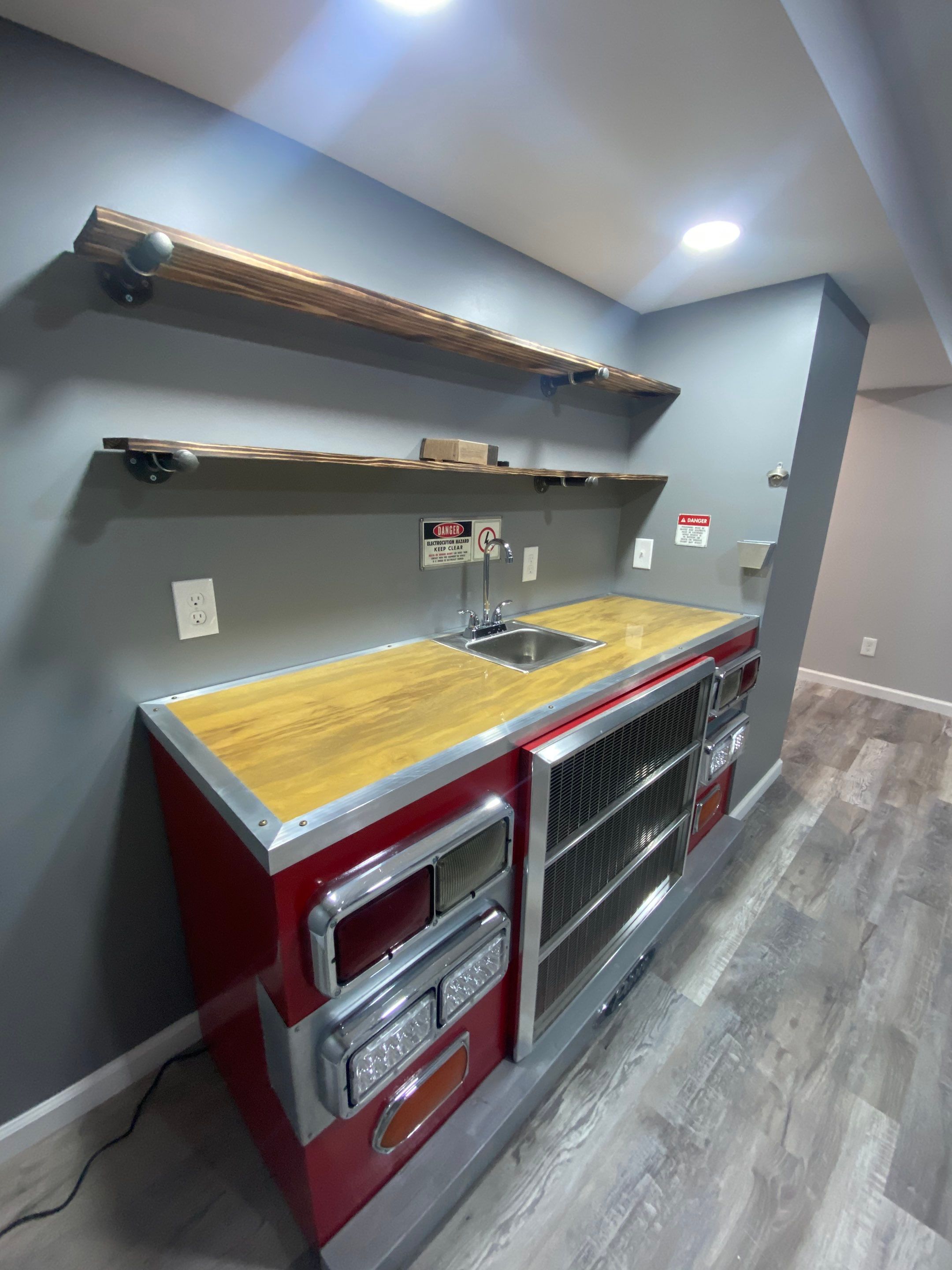 Complete Basement Buildout by The Smet Companies, LLC