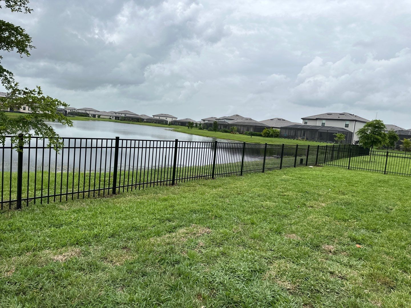 Aluminum Fence Installation using 3 Rail Aluminum Fence by Asap fence and gates, LLC