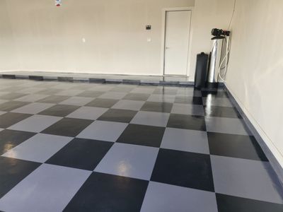 Checkered Garage Floor Coating