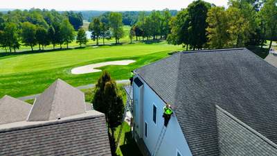 Gutter Installation using 6" Seamless Gutters