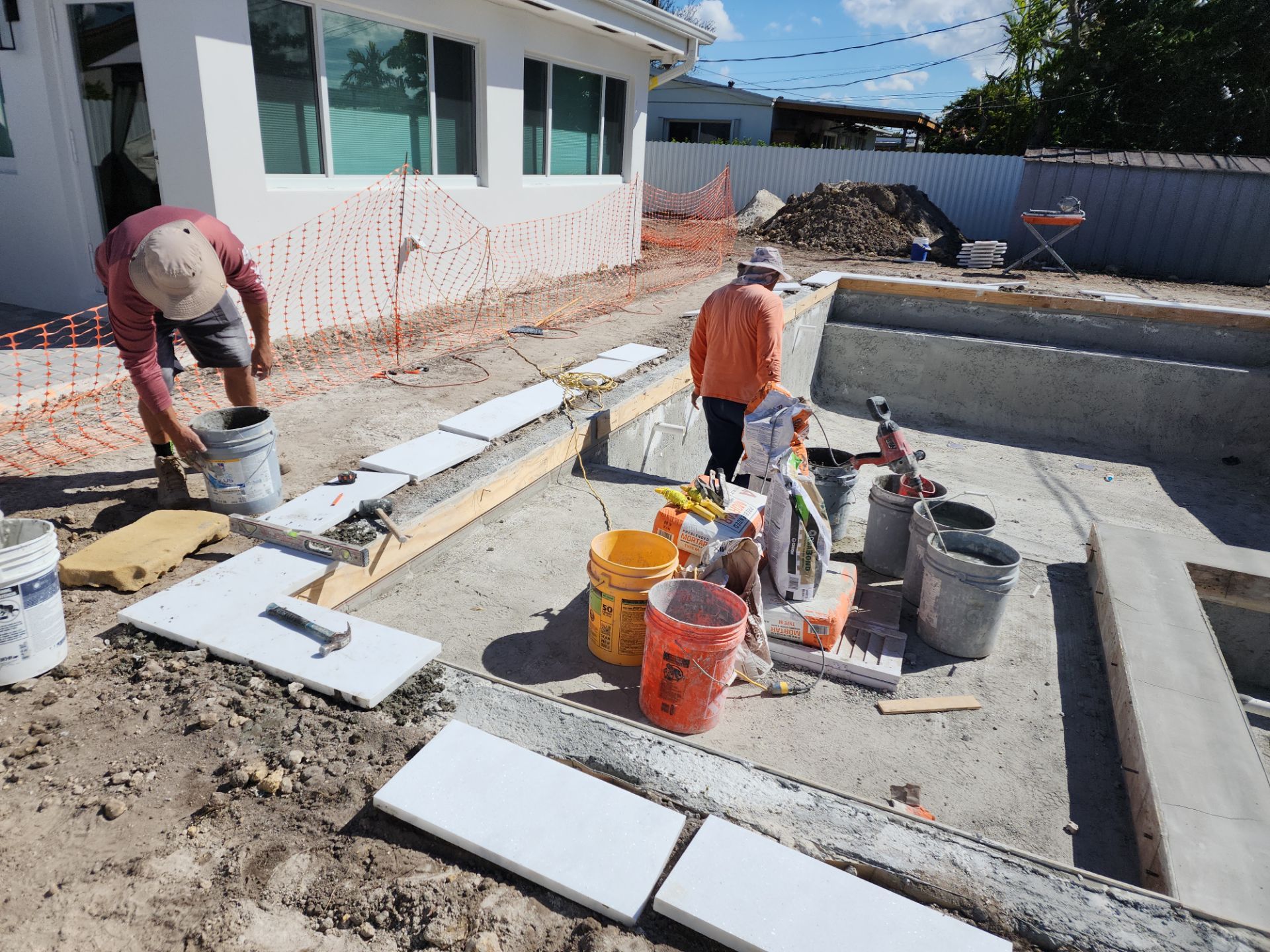 Project in Miami by ROSMEL POOLS INC