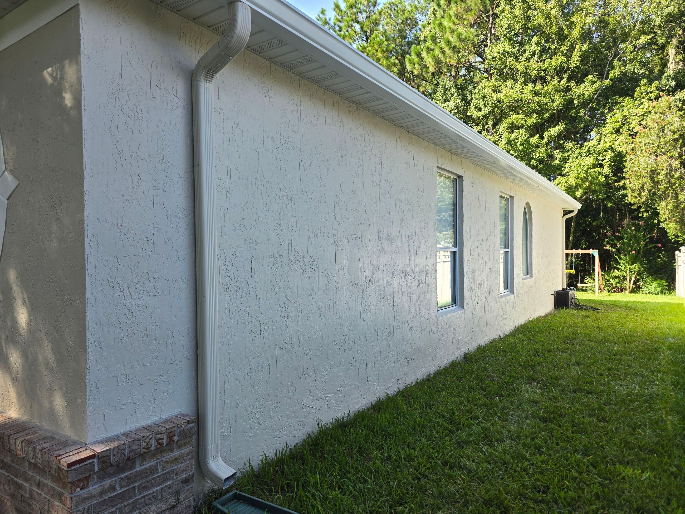 Stucco Exterior Painting & Extensive Prep in East Hampton | Jacksonville, FL 32256 by A New Leaf Painting, LLC
