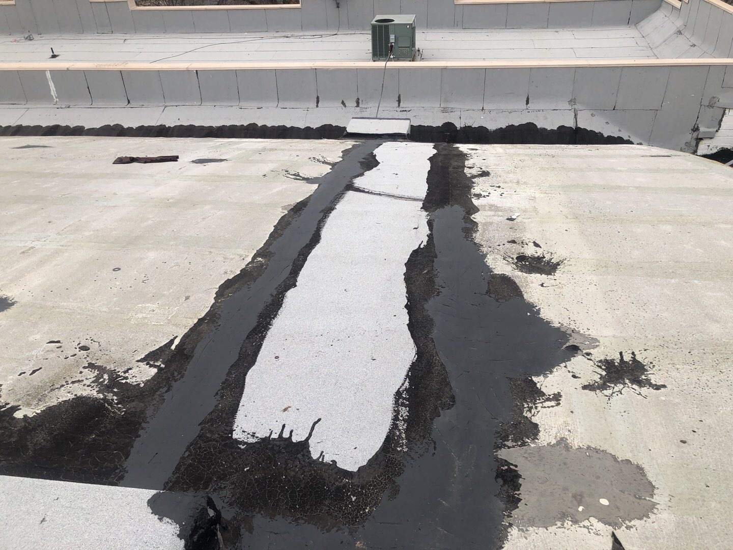 Spray foam and coatings using Conklin Benchmark/PUMA XL coatings and spray foam by Straight Edge Roofing Inc