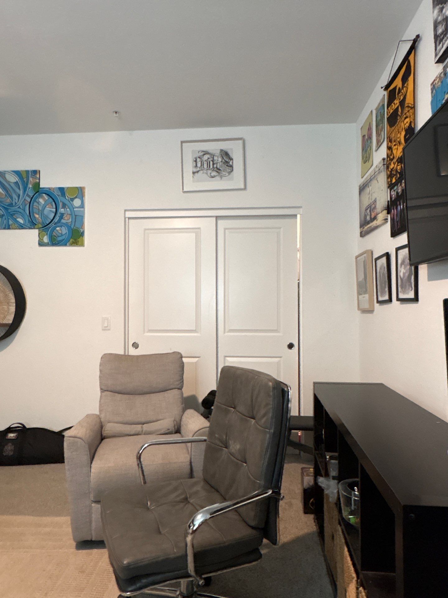 Home Office Setup and Media Wall Installation in Buckeye by CompanyCam Sales Demo