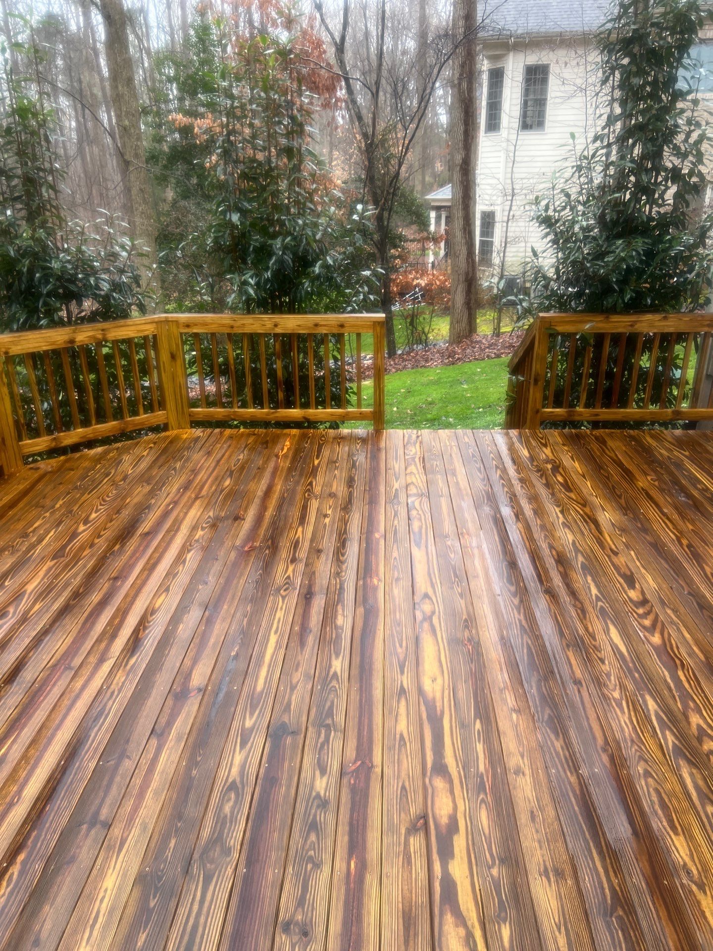 Multi level Deck coated with Wood Sealant by DuraSeal