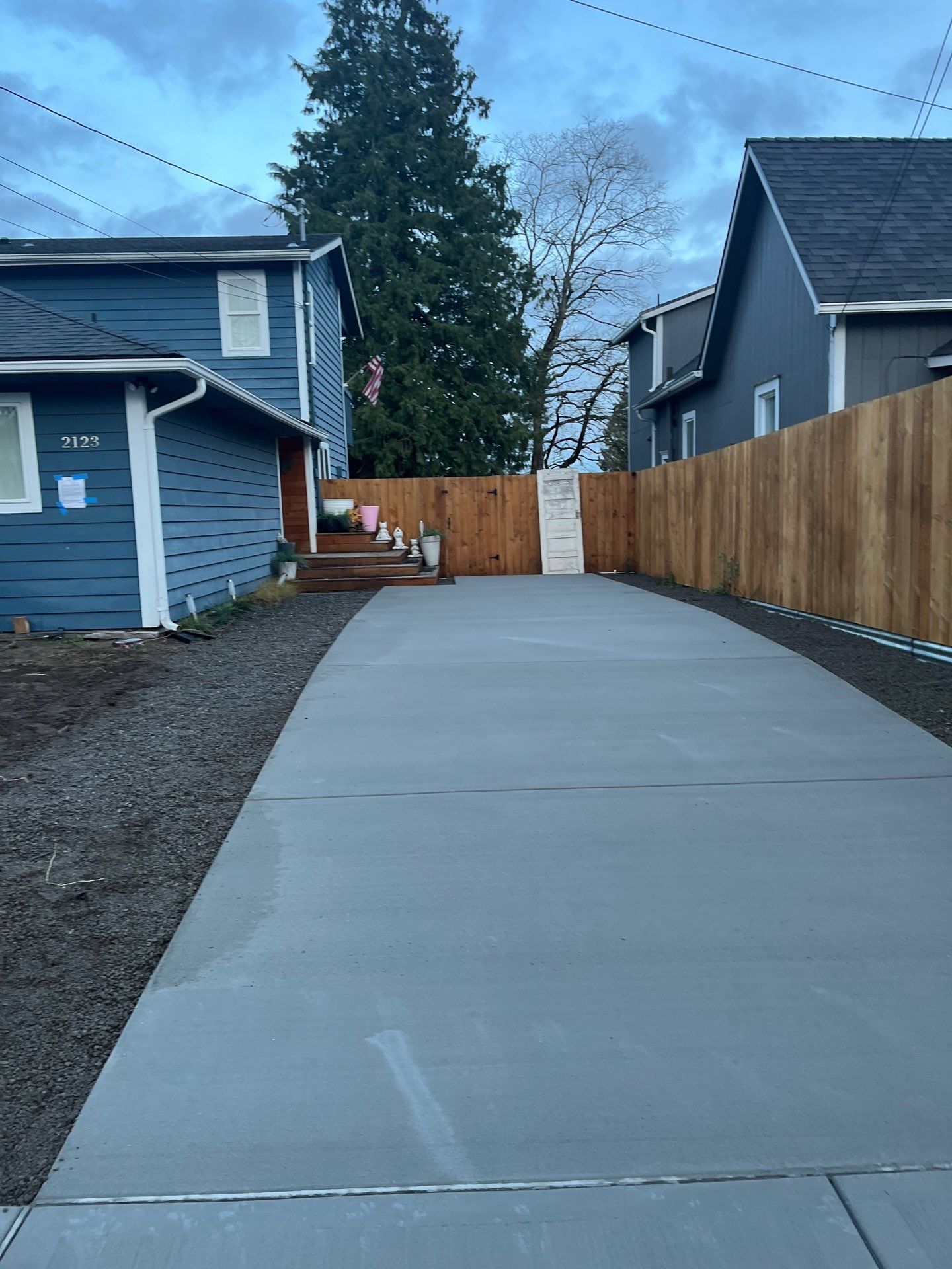 Concrete Driveway & Landscaping Project | Everett by Jireh Asphalt & Concrete Inc 