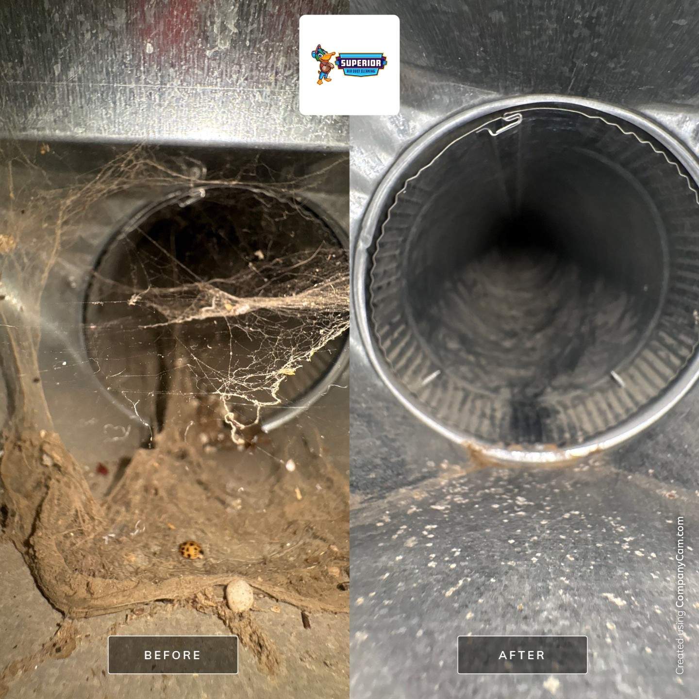 Air Duct Cleaning With a Vacuum Truck in Deerfield, OH by Superior Air Duct Cleaning