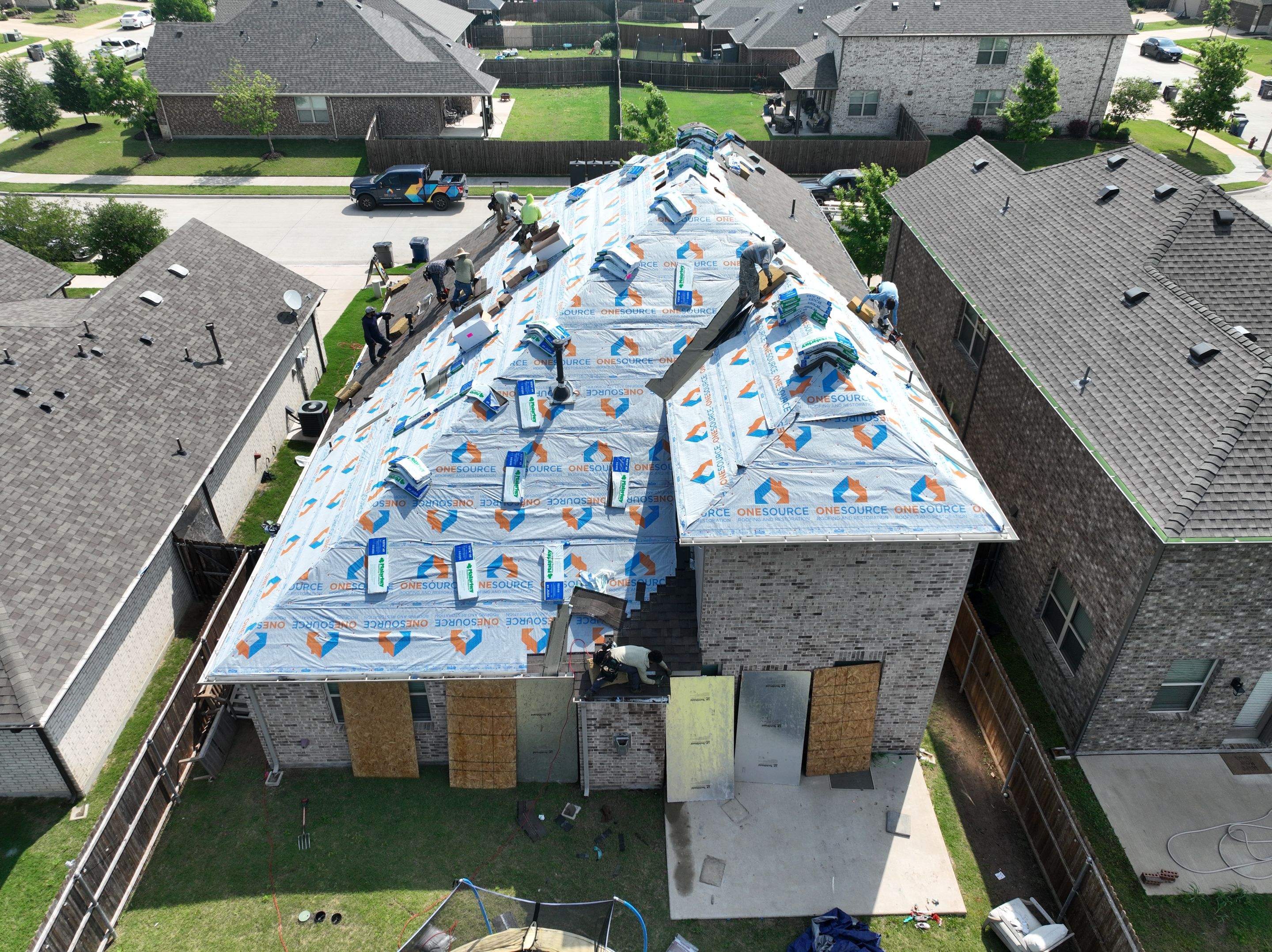 Residential Roofing Installation using Malarkey Vista Natural Wood by OneSource Roofing and Restoration