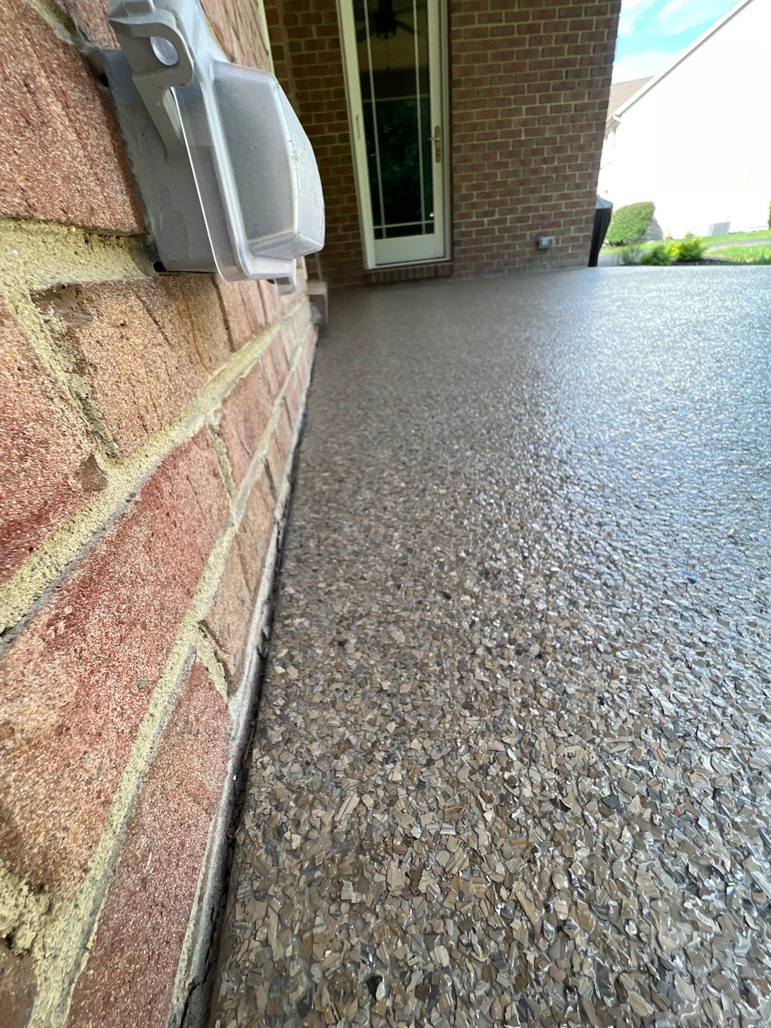 Patio Installation using Flint by Your1DayFloor.com