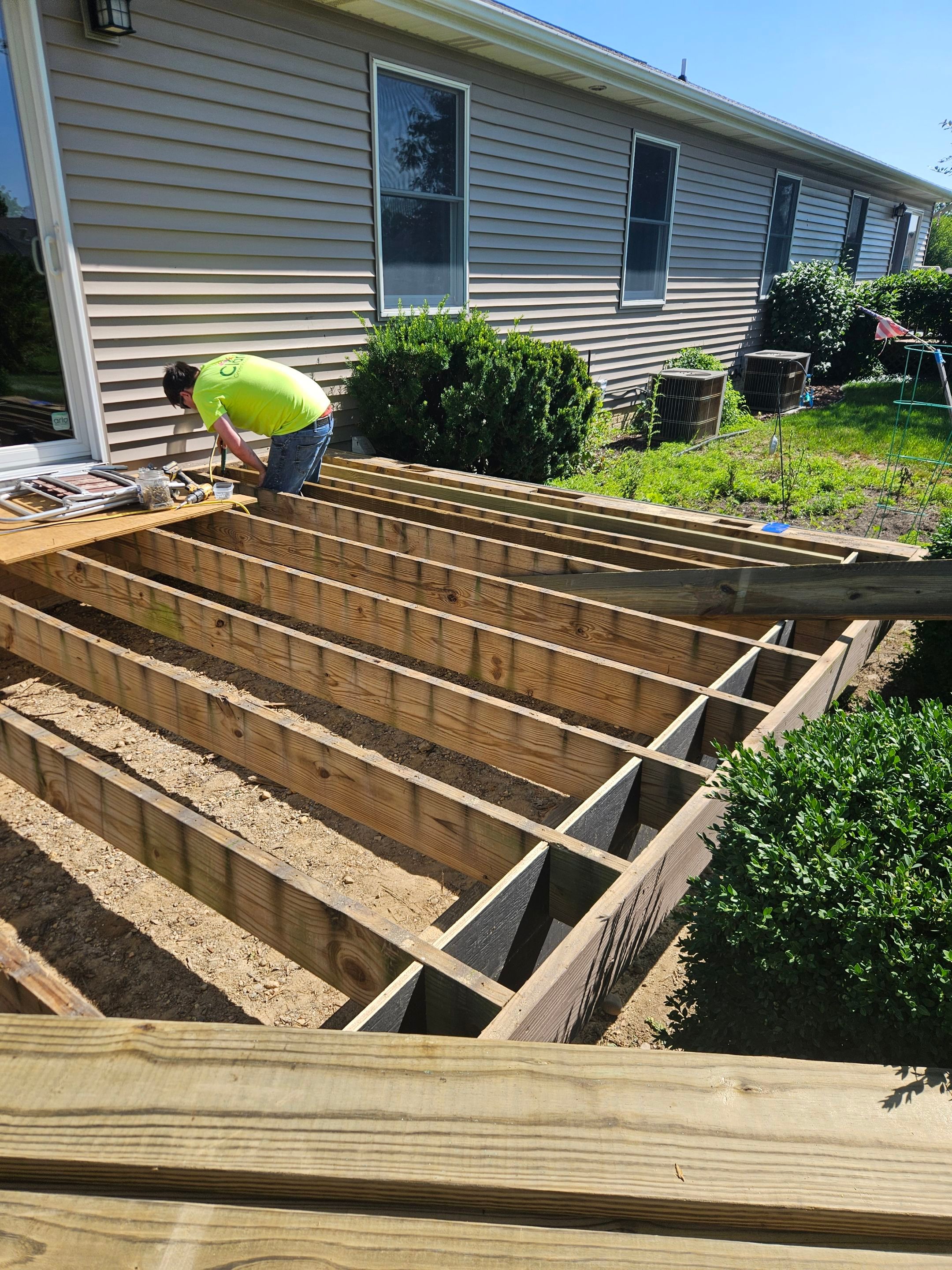 New Deck Build by Clark Builders LLC