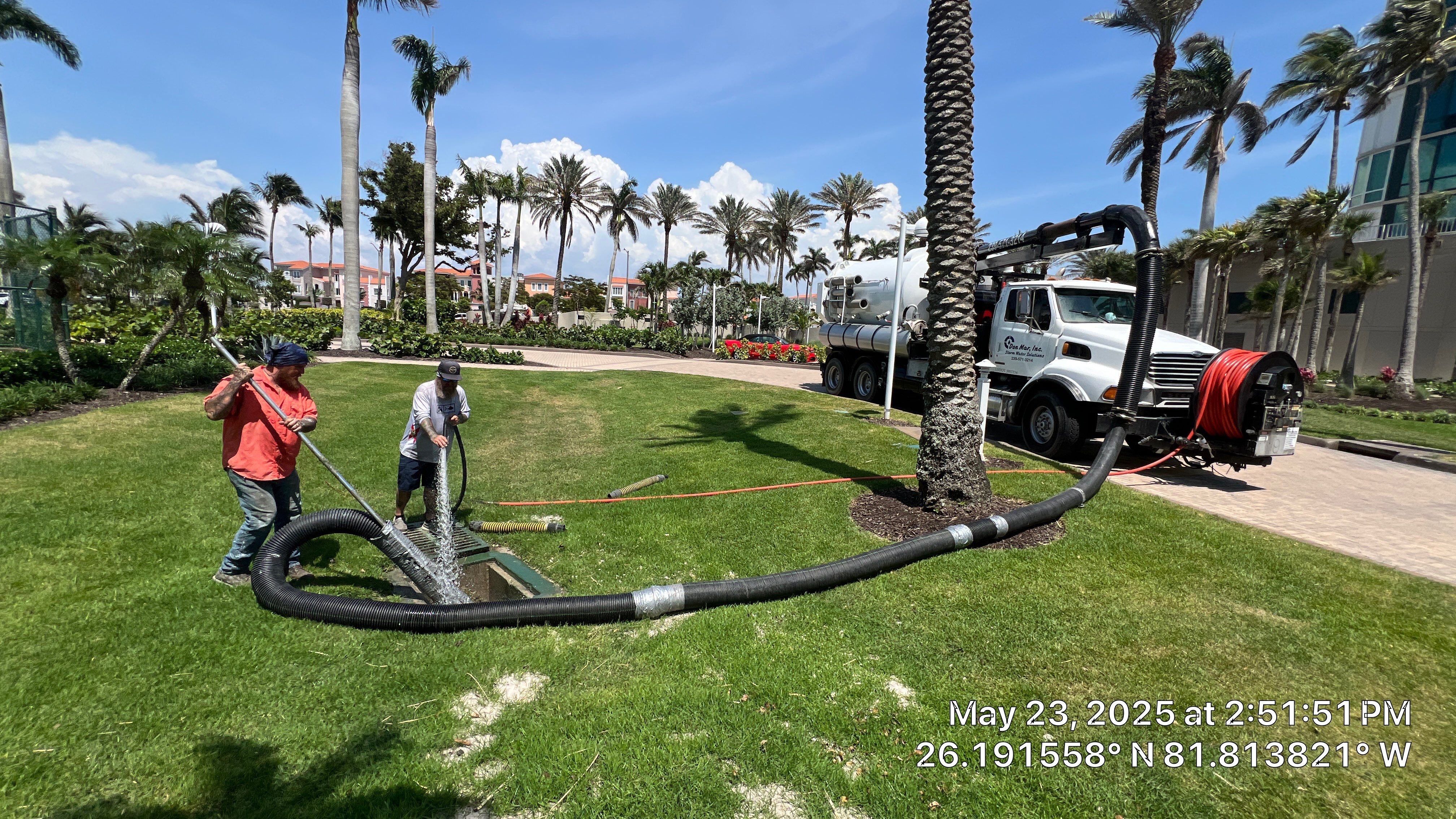 Gulfshore Condo Stormwater System Maintenance by Don Mar, Inc. Storm Water Solutions