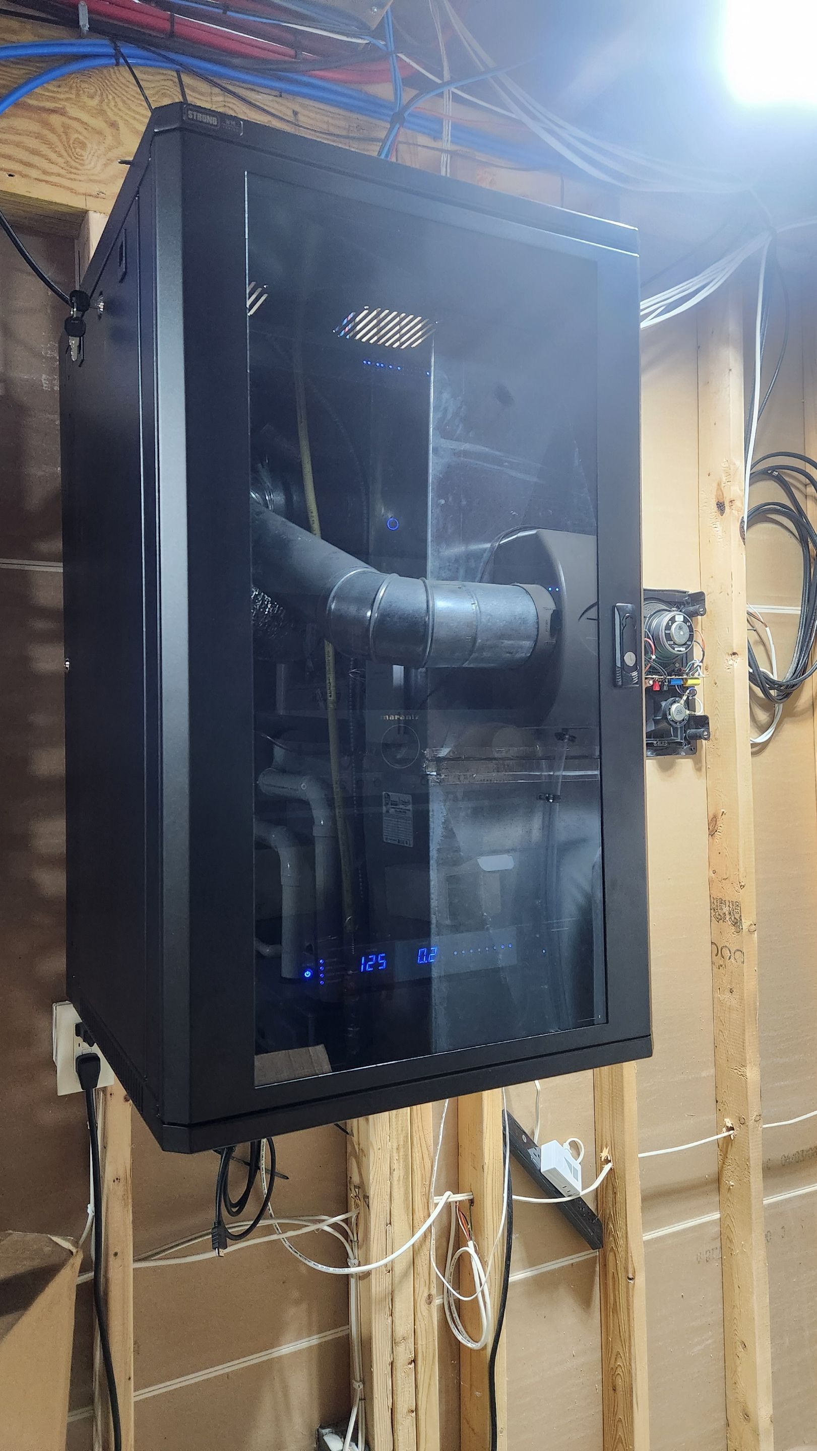 Residential Audio Visual and Network Rack Installation in Waynesville by Techkinect