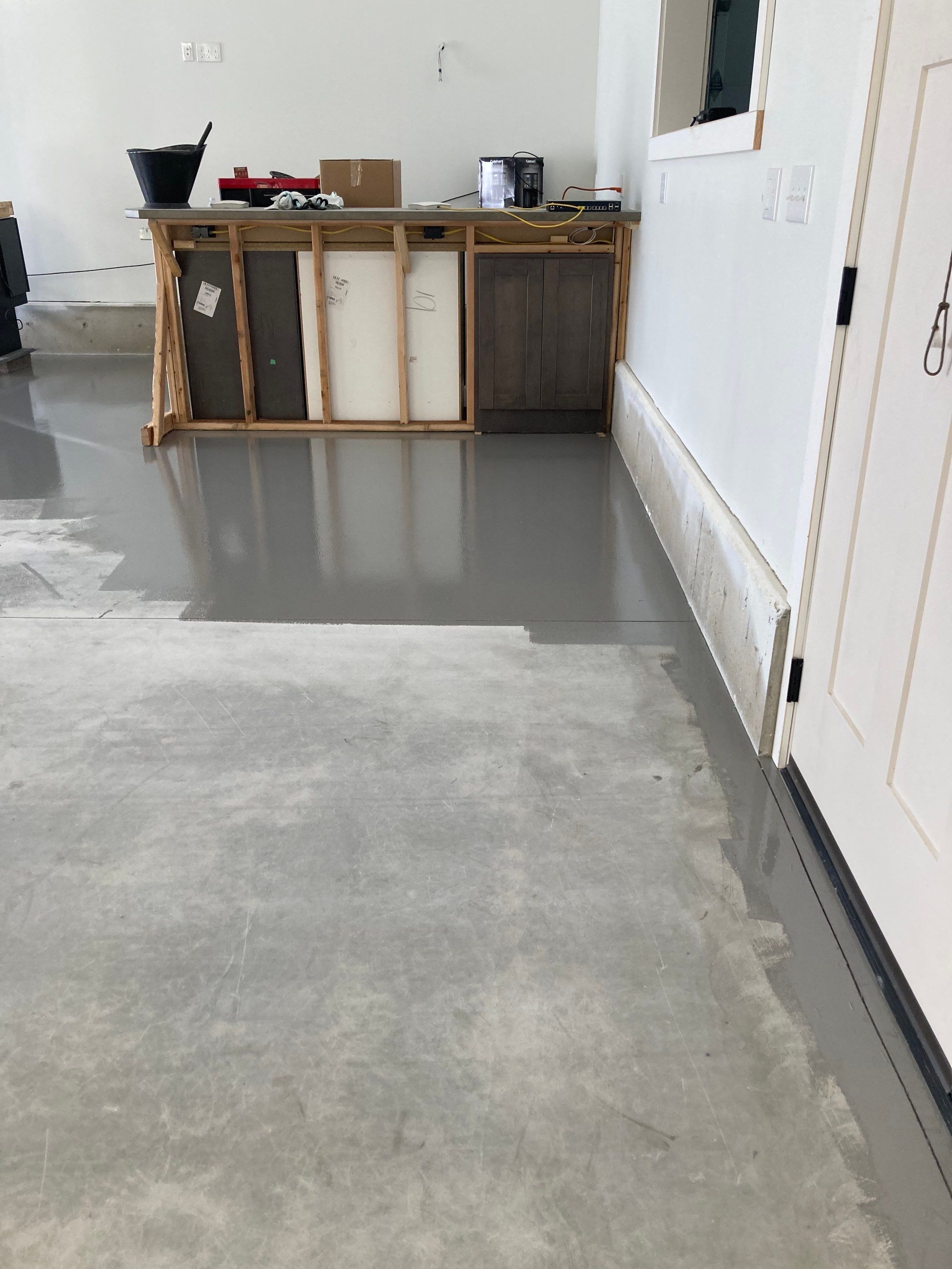 Garage Transformation using Domino and the Penntek Evolution System by Croc Coatings, LLC