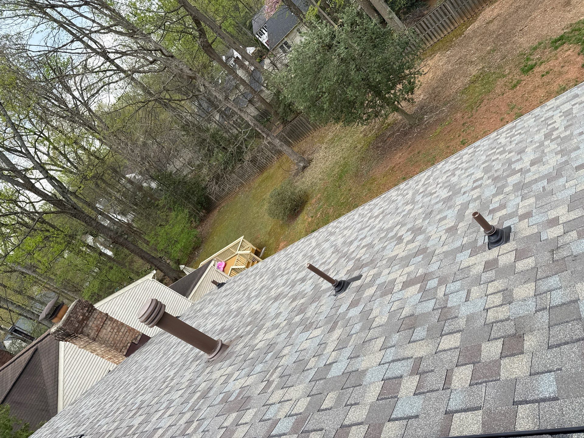 Burke: Residential Roof Replacement with CertainTeed Landmark Pro in Max Def Weathered Wood by RM Banning, Inc.