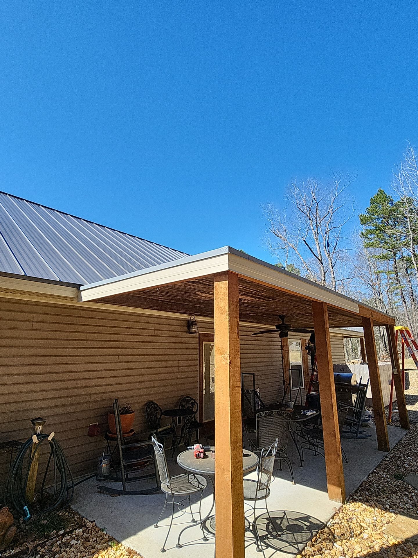 Residential Metal Roof Replacement using Reed's Metals: 26 GA. Standing Seam: Charcoal Grey by Hostetler Roofing