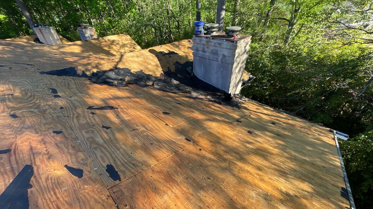 Commercial Roofing Installation using Owens Corning Autumn Brown by Inspector Roofing and Restoration