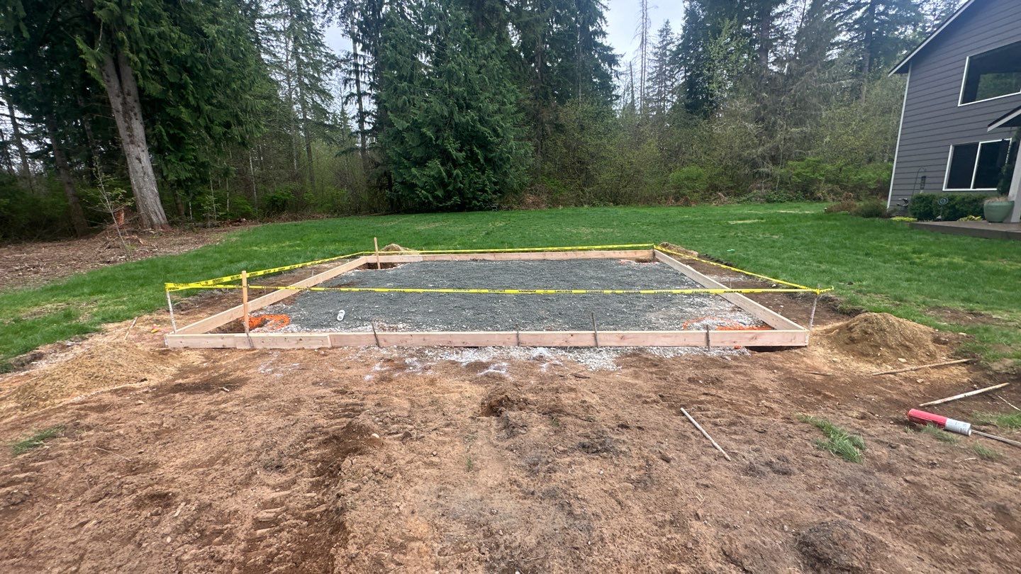 Jamie | Stamped Finish Patio, Concrete Project by Jireh Asphalt & Concrete Inc 