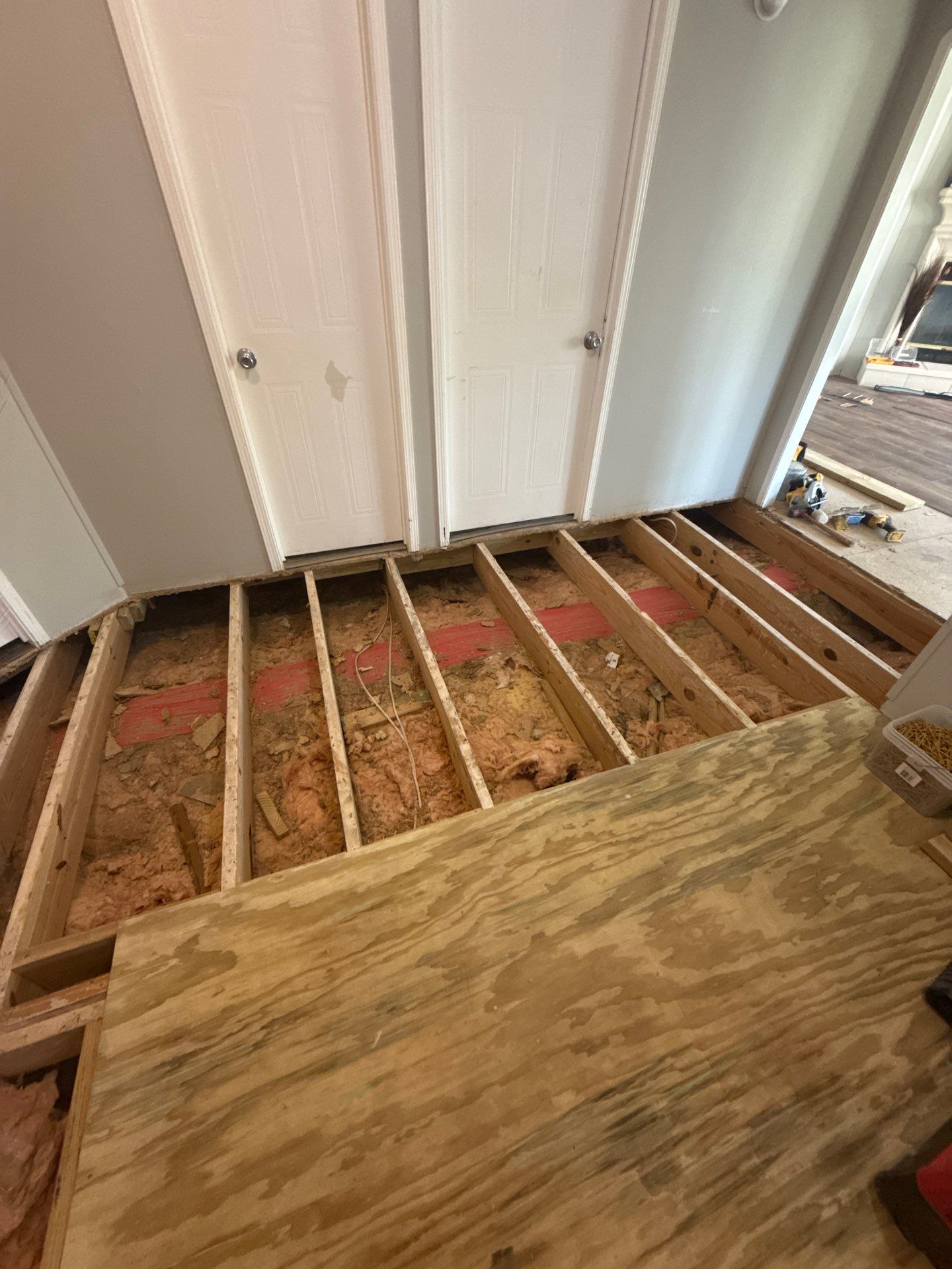 Subfloor Repairs With LVP Installation by Axtra Hand