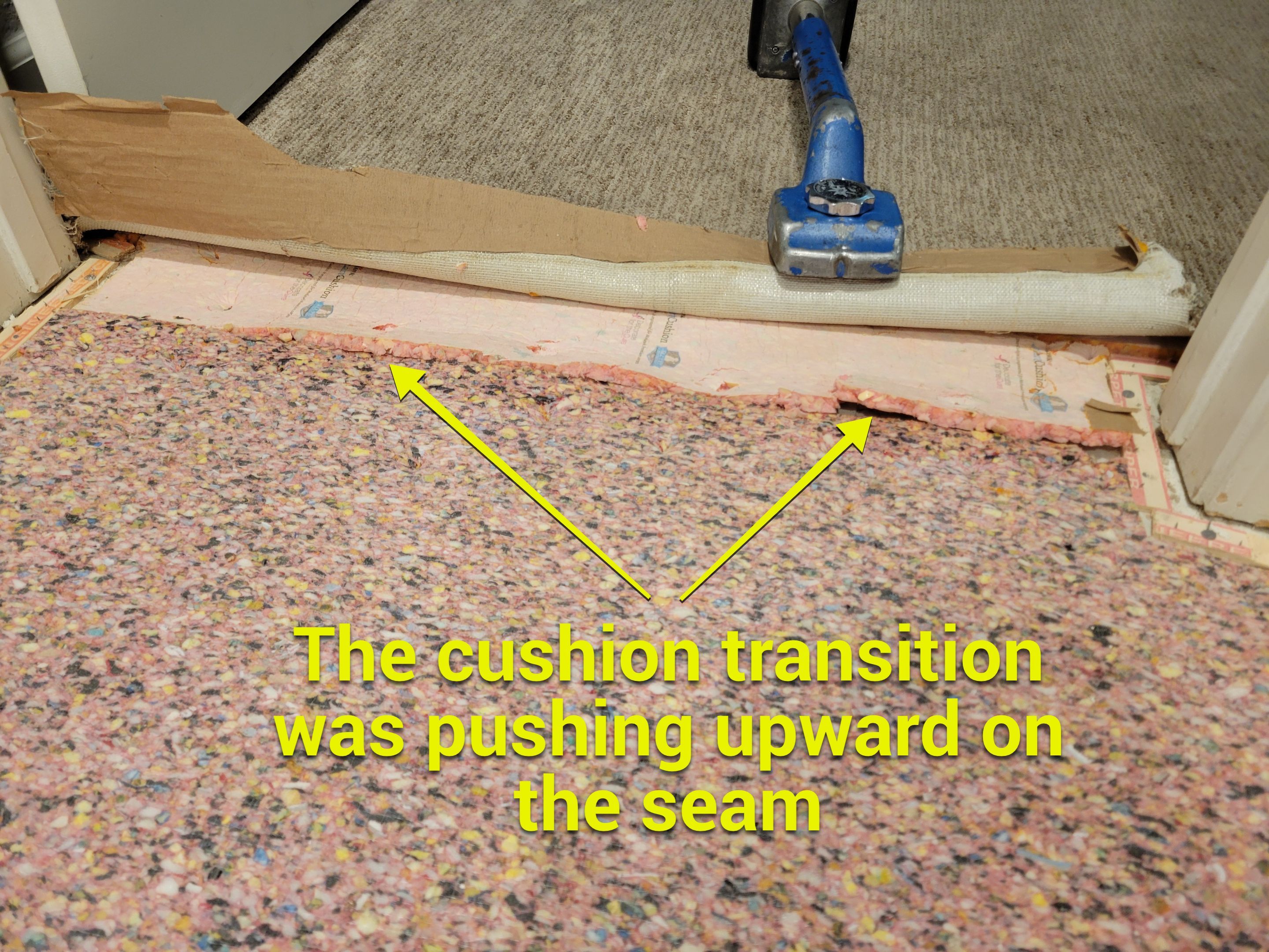 Correcting a Post Water-Damage Re-install by Ardent Carpet Restore LLC