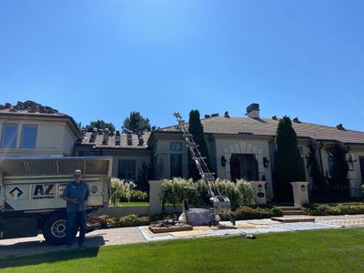 Residential Roofing Installation using Bartile Slate