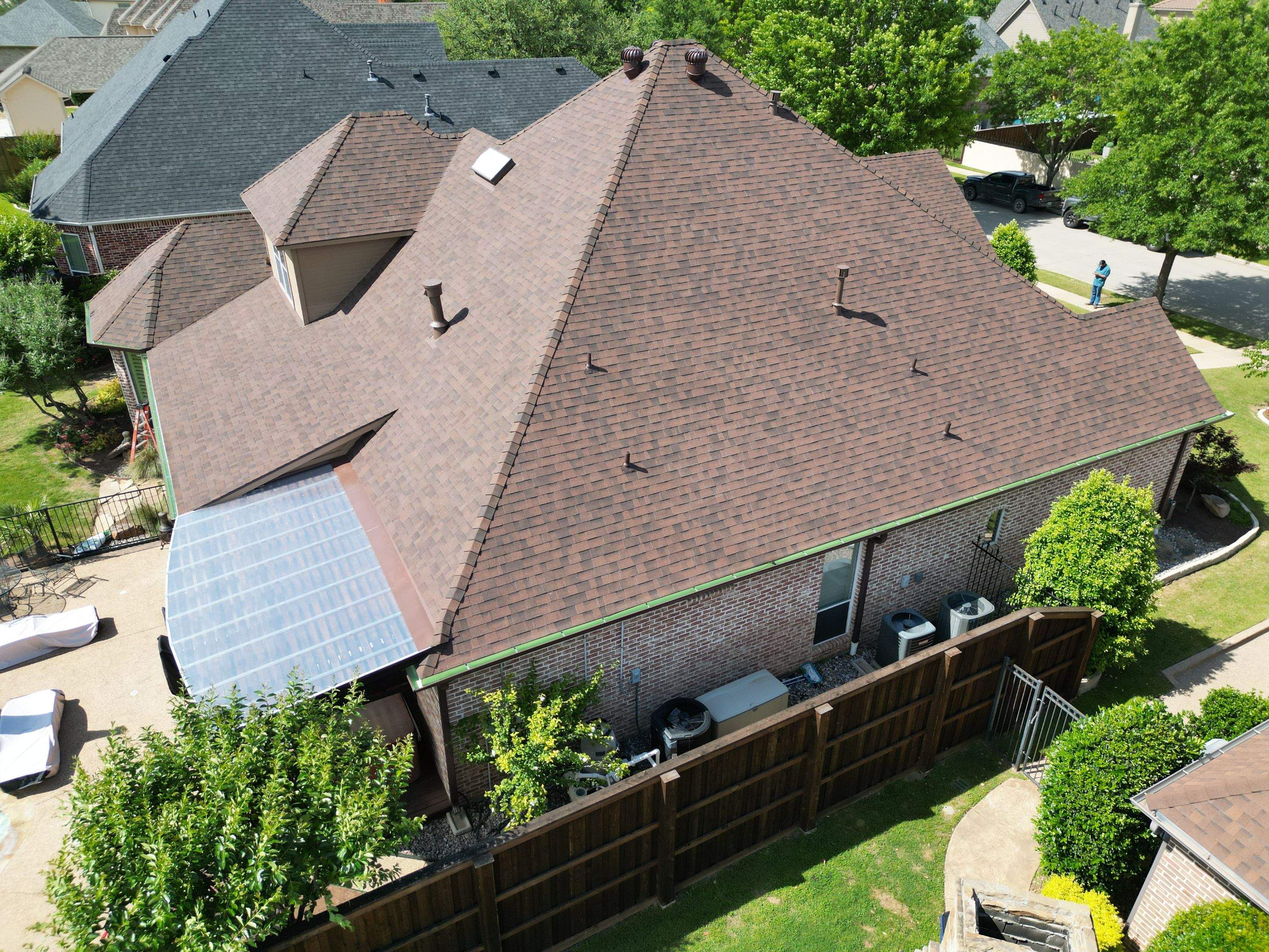 Residential Roofing Installation using Malarkey Legacy Scotchgard Shingles by Harvey Roofing & Construction