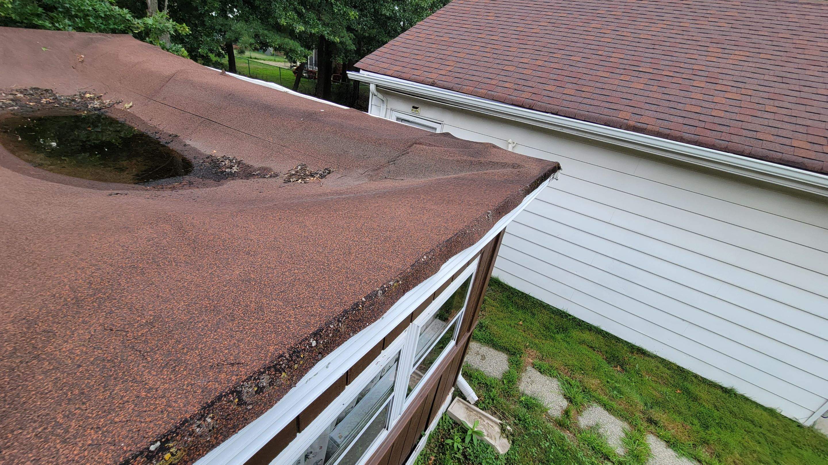 Tree Destroyed Patio Room by Absolute Roofing and Construction