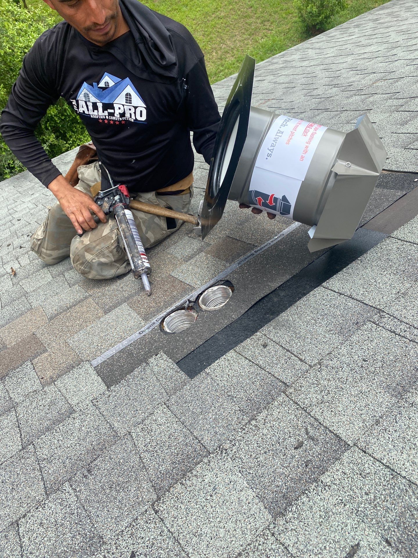Hail Damage using Owen's Corning Duration (Lifetime) Shingles by Roof Repair Services LLC
