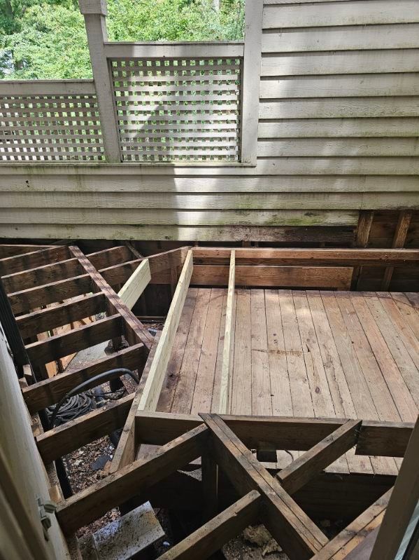 Deck Installation and Painting by Billy Weatherspoon Contractor