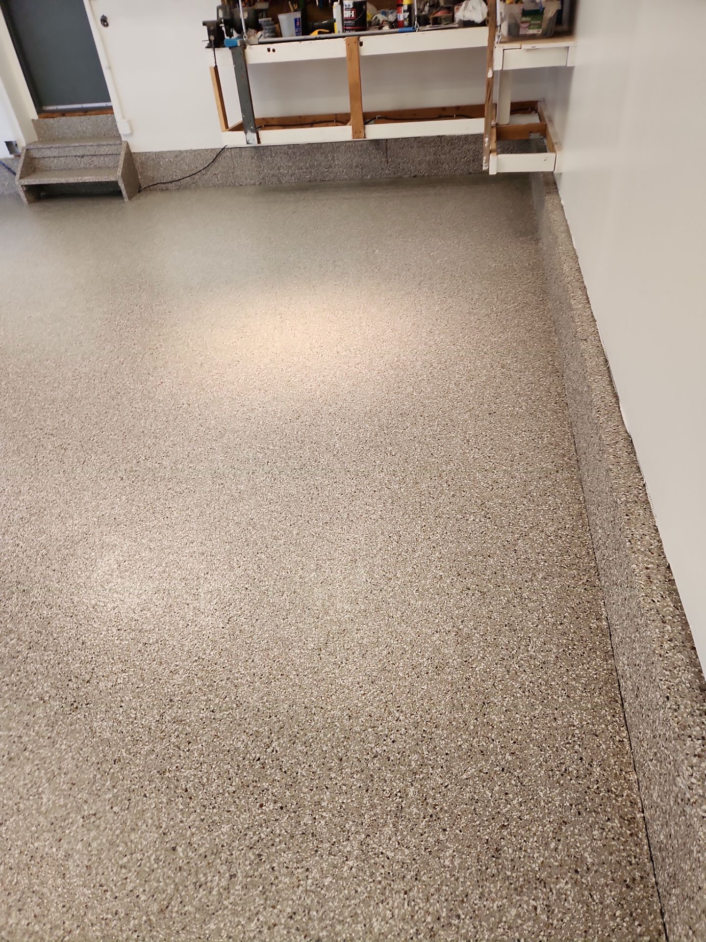 Garage Floor Coating and Crack Repair in Ramsey, New Jersey by Spectrum Painting, LLC