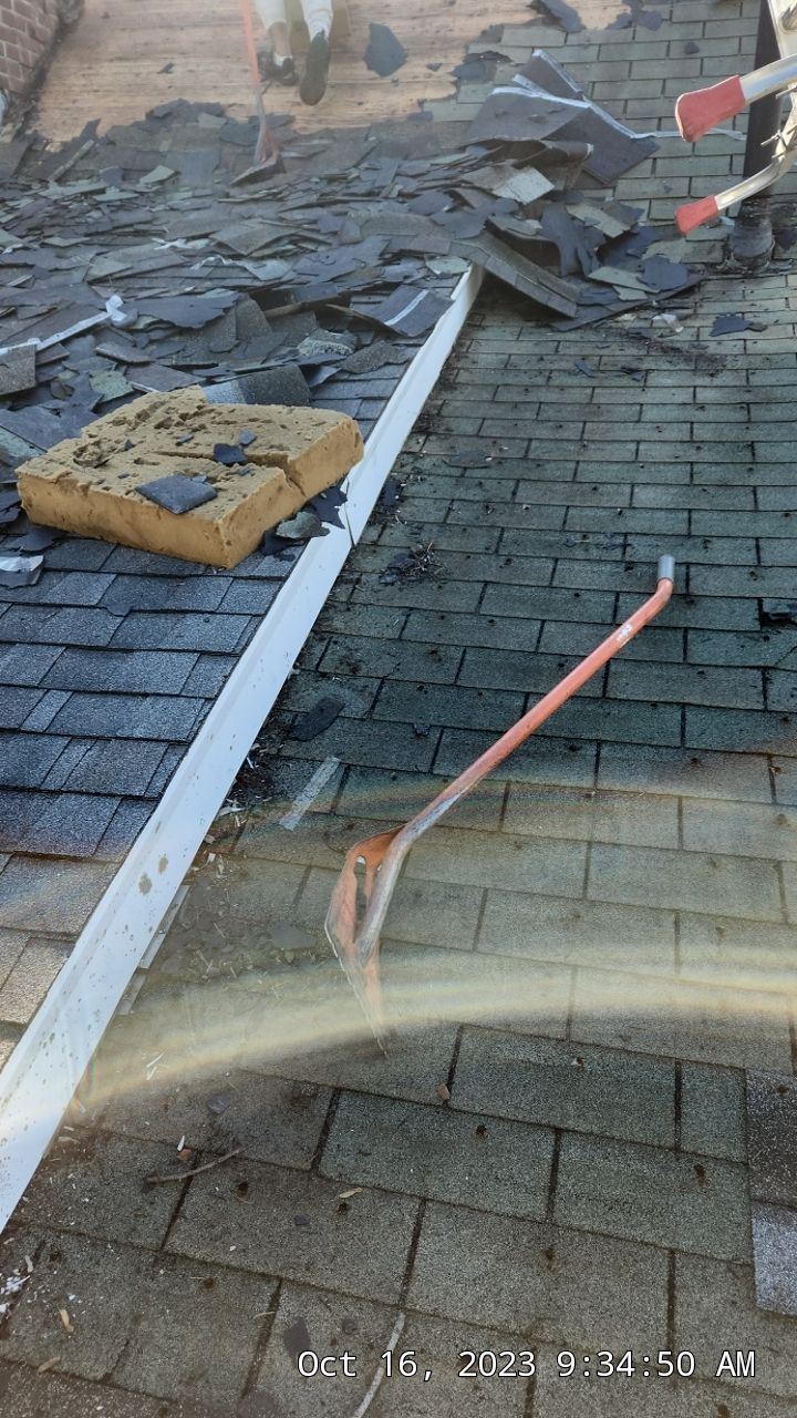 Residential Roofing Installation using Owens Corning TruDefinition Sierra Gray by A Plus Exterior