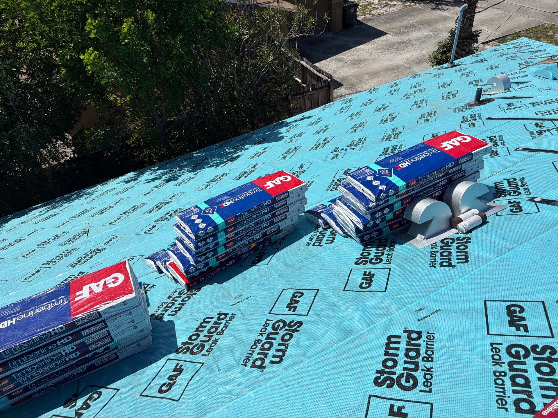 Residential Roofing Installation using GAF by BLUES BROTHERS ROOFING