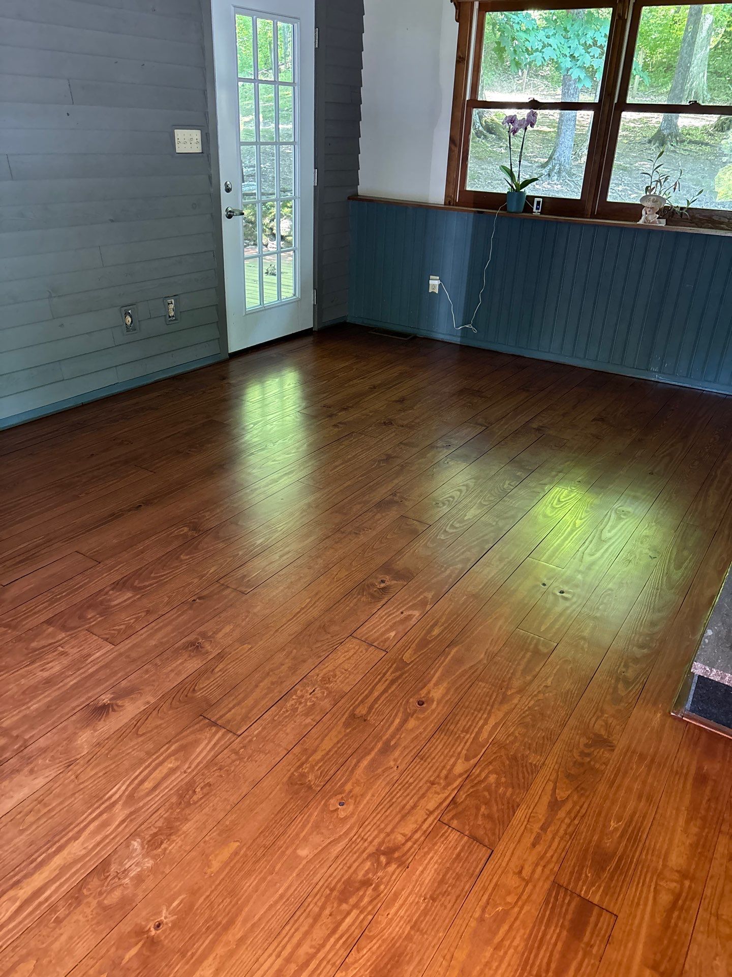 Hardwood Floor Sanding and Refinishing Project in Walton, Kentucky by Footprints Floors Kentucky