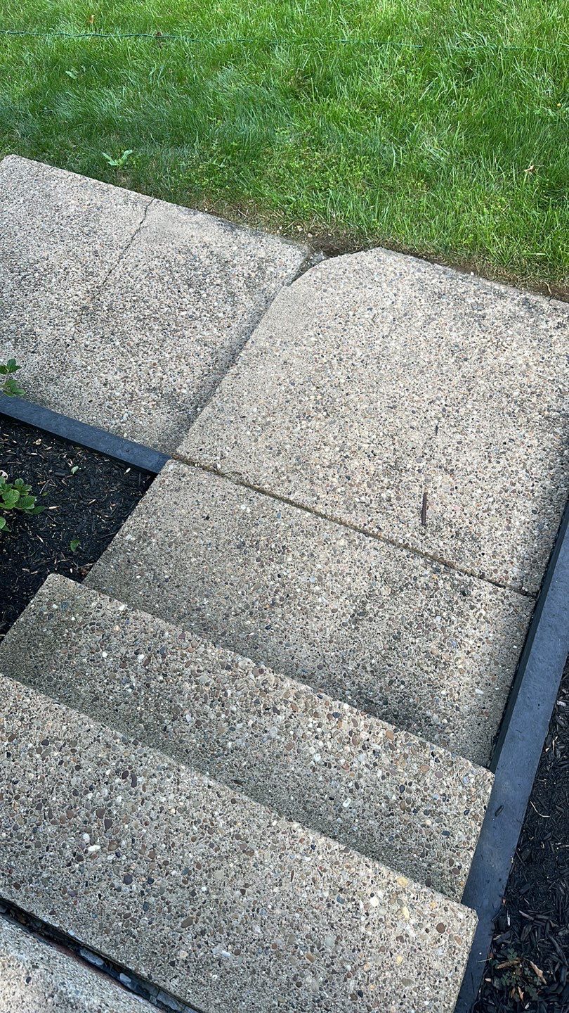 Twilight Garage, Walkway and Porch Project in Pittsburgh by Floors in a Day, Inc