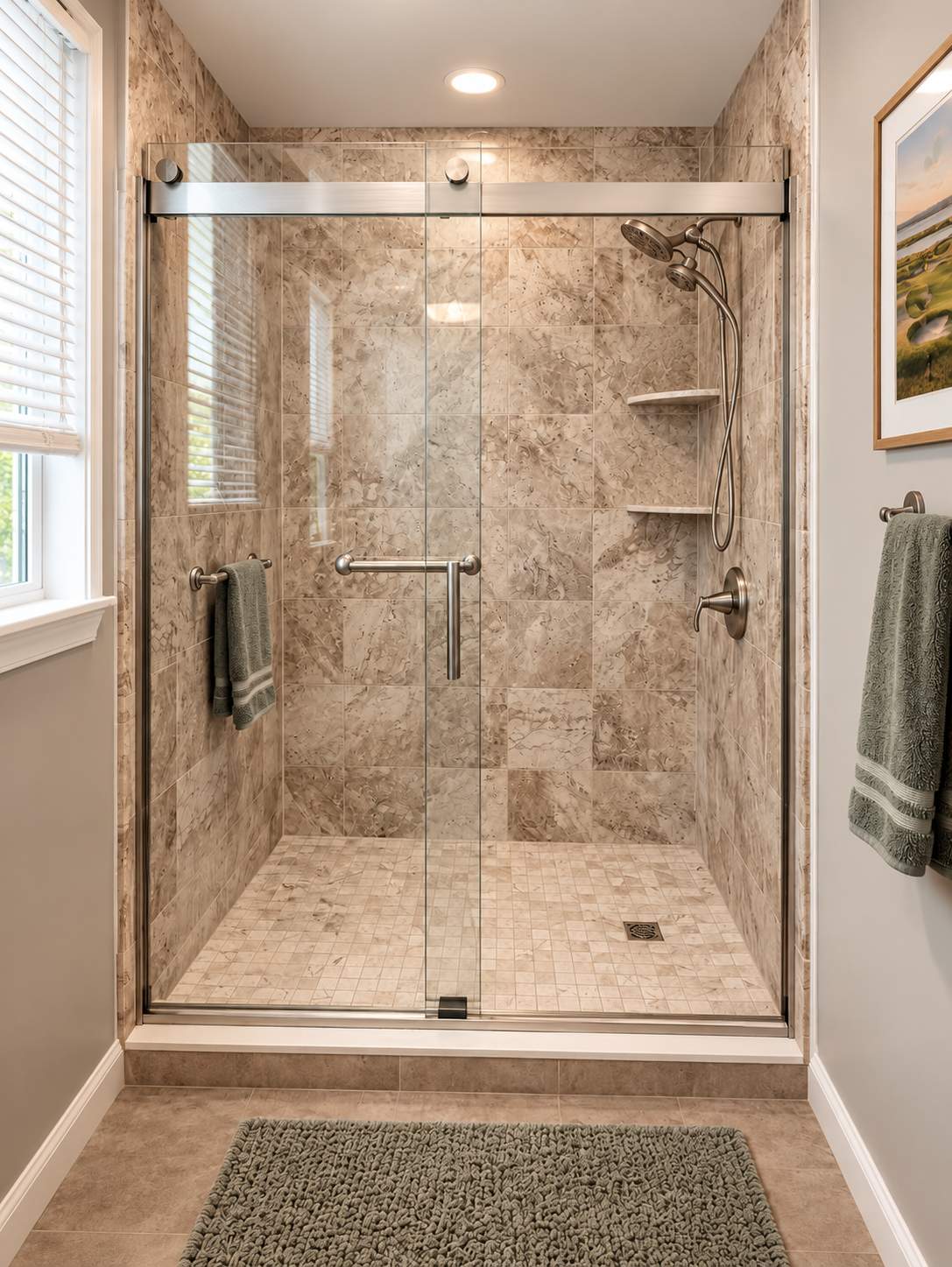 Modern Bathroom Refresh with Custom Vanity & Contemporary Finishes by Remodel Now
