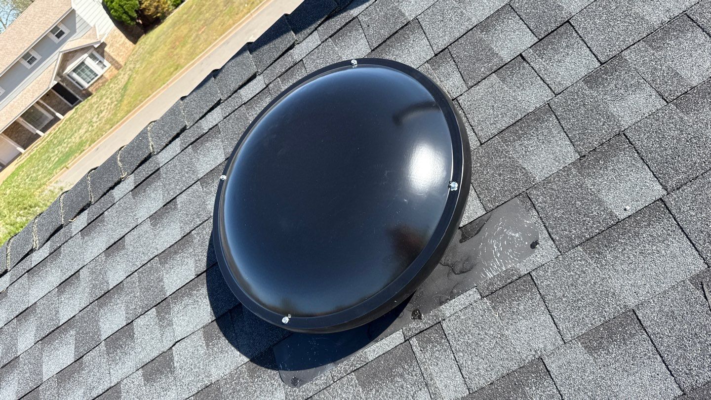 roof, solar tube, & box vent replacement in Oklahoma City by McCann's Roofing and Construction