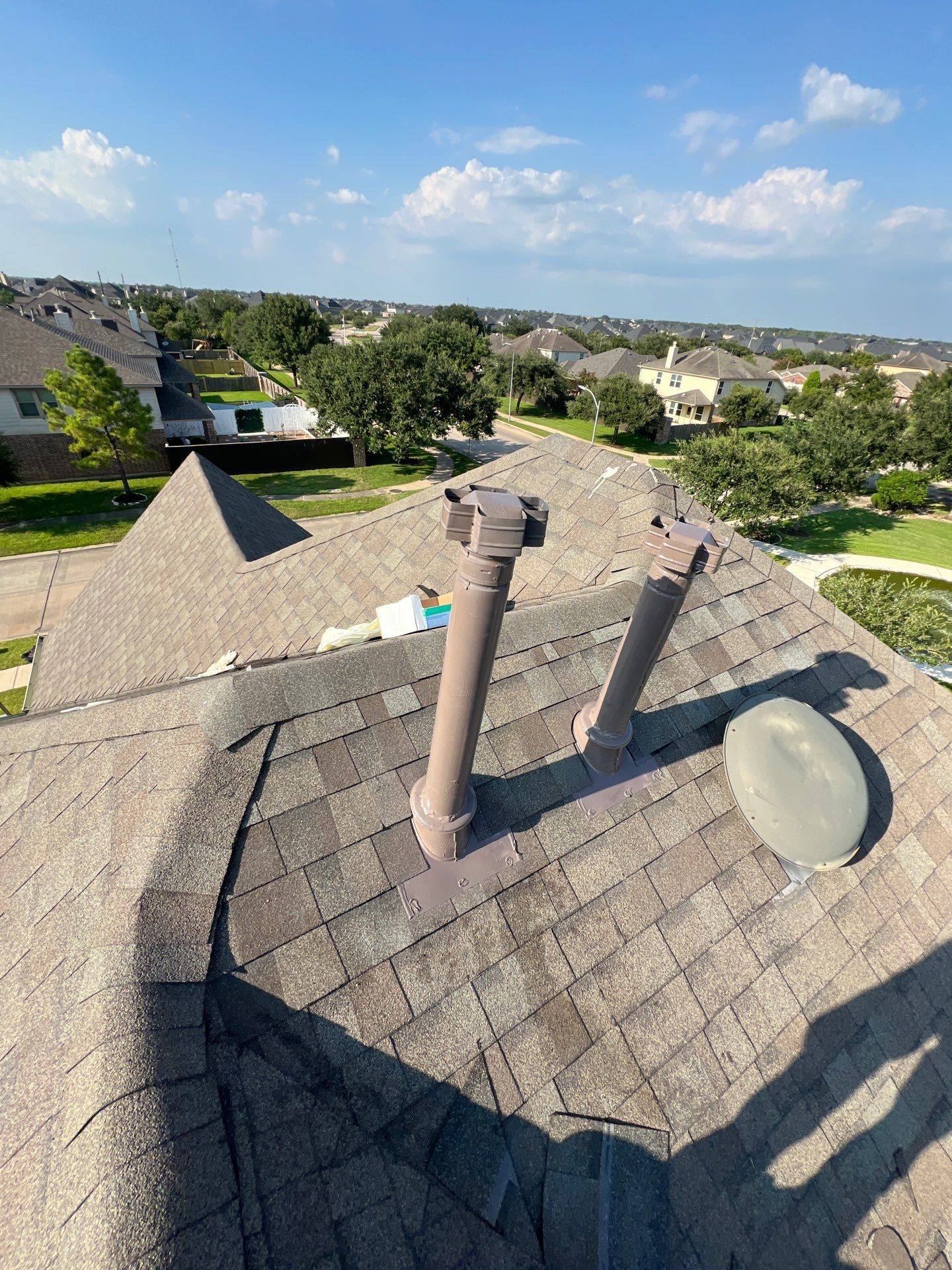 Hail Damage using Owen's Corning Duration (Lifetime) Shingles by Roof Repair Services LLC