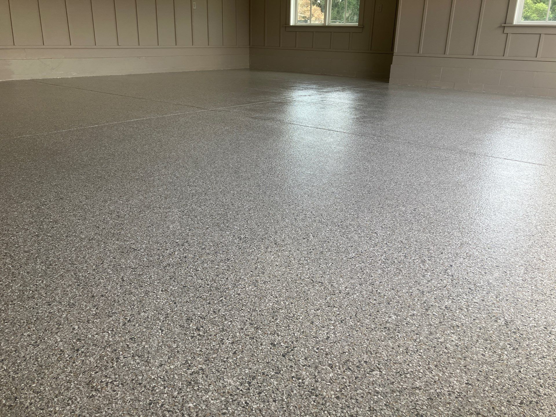 Garage in Mount Everest by Cross Creek Concrete Coatings