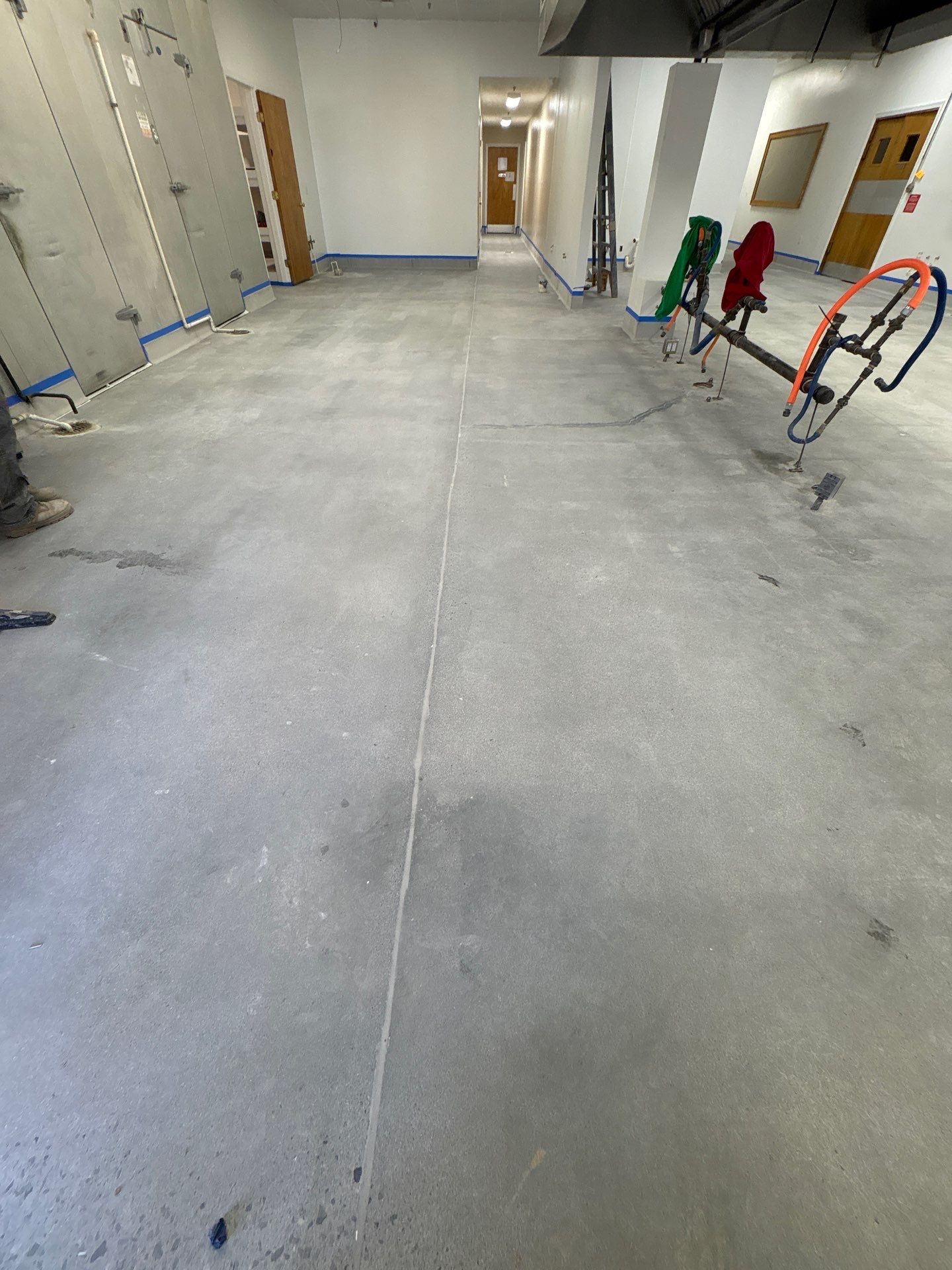 Commercial Kitchen Floor Remodel at Elks, Winchester, VA by Tailored Concrete Coatings