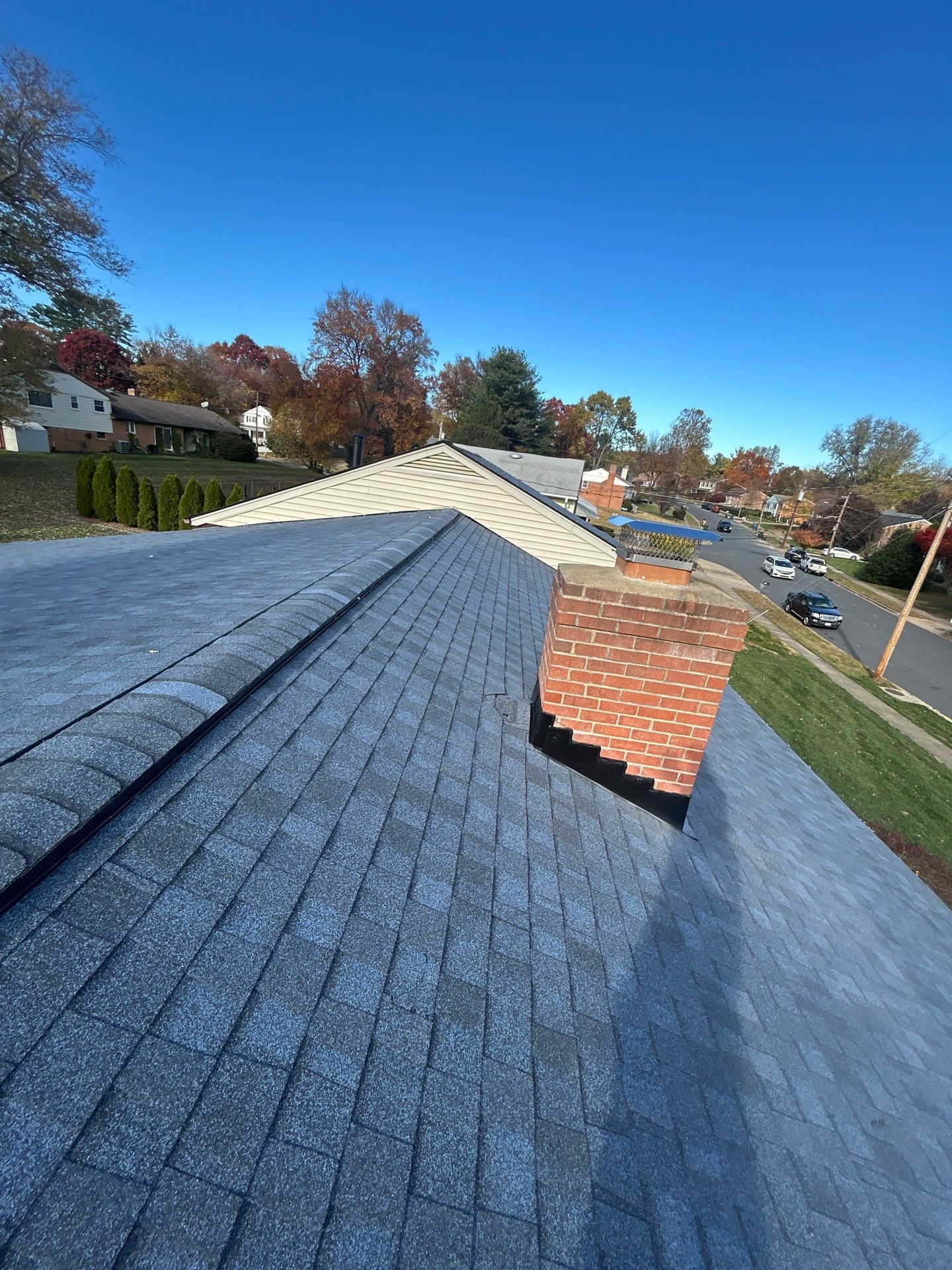 Faifax : Residential Roof Replacement with CertainTeed Landmark Pro in Max Def Coastal Blue  by RM Banning, Inc.