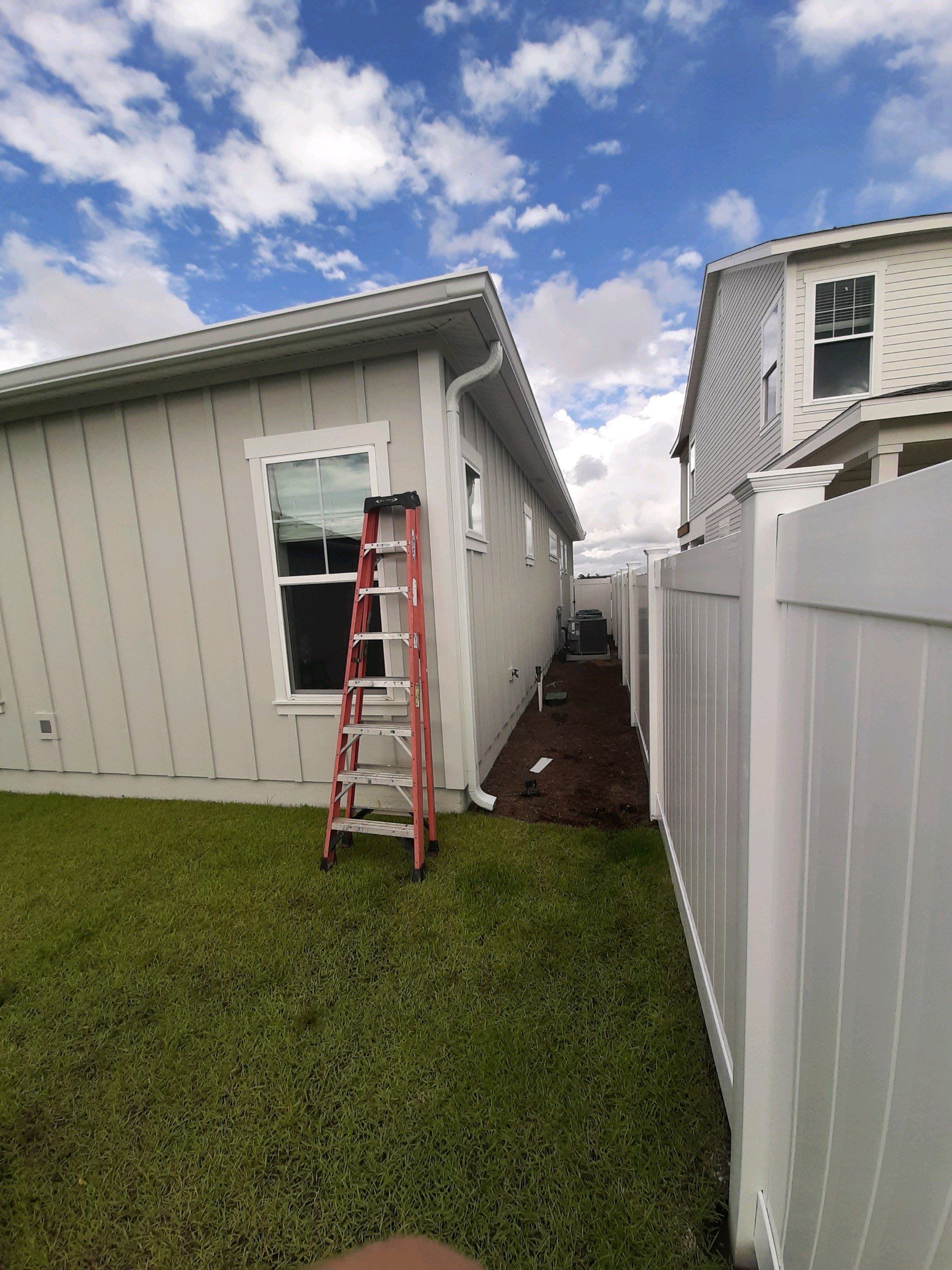Seamless Gutter Installation using White K-Style Gutters by Gutter Professors