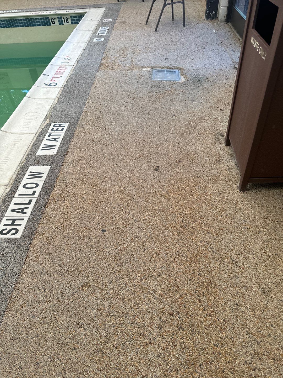 Hotel Pool Deck Project in Cranberry Township by Floors in a Day, Inc