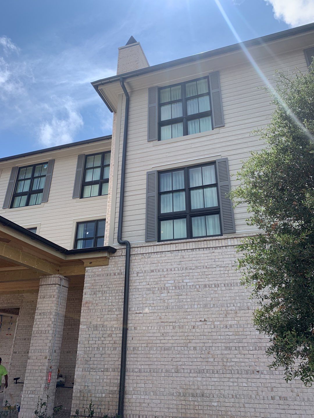 Half-Round Gutters for Coastal Homes in Panama City Beach FL by Gutter Professors