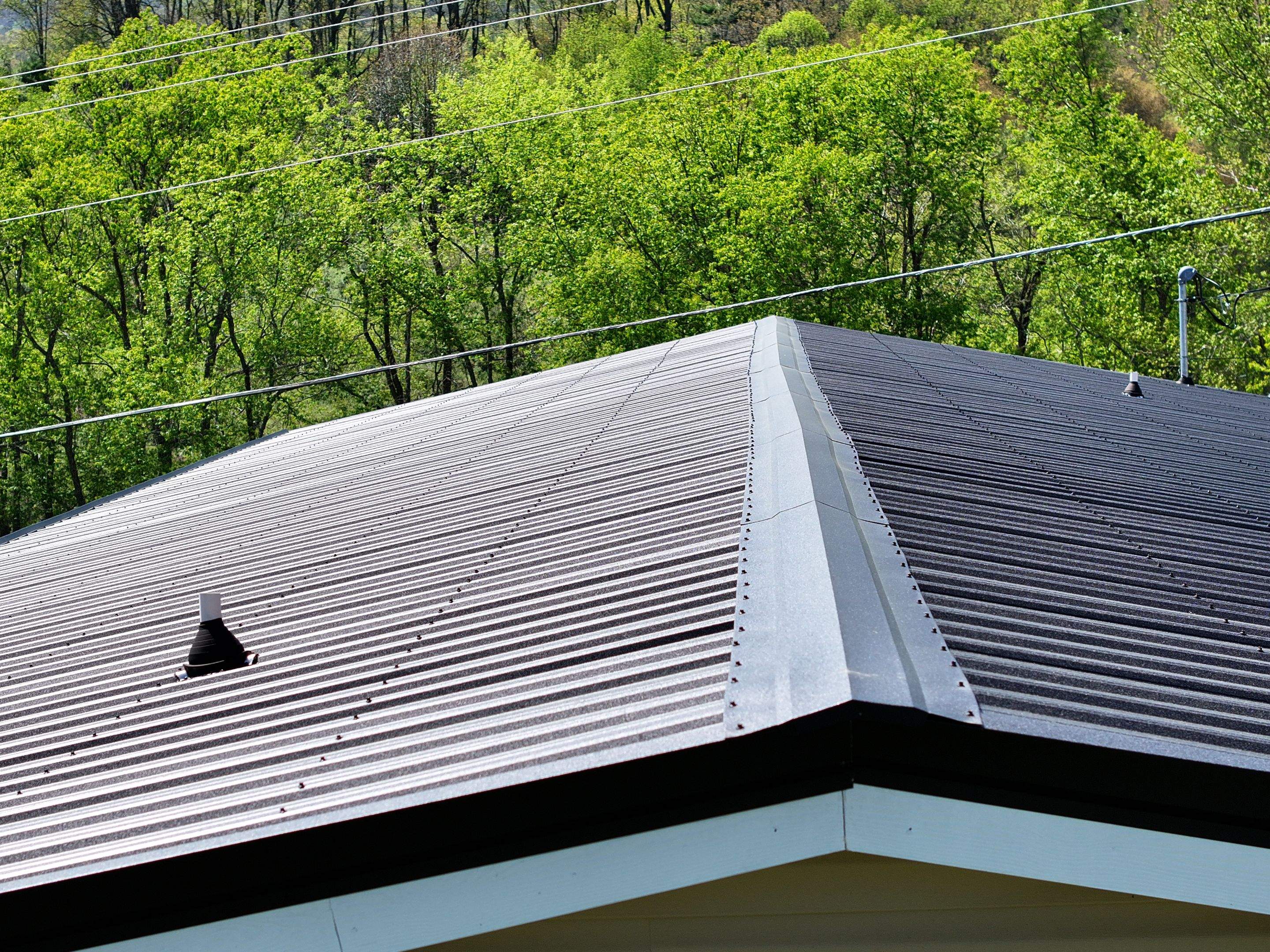 Textured Black AG Panel by Omnia Roofing