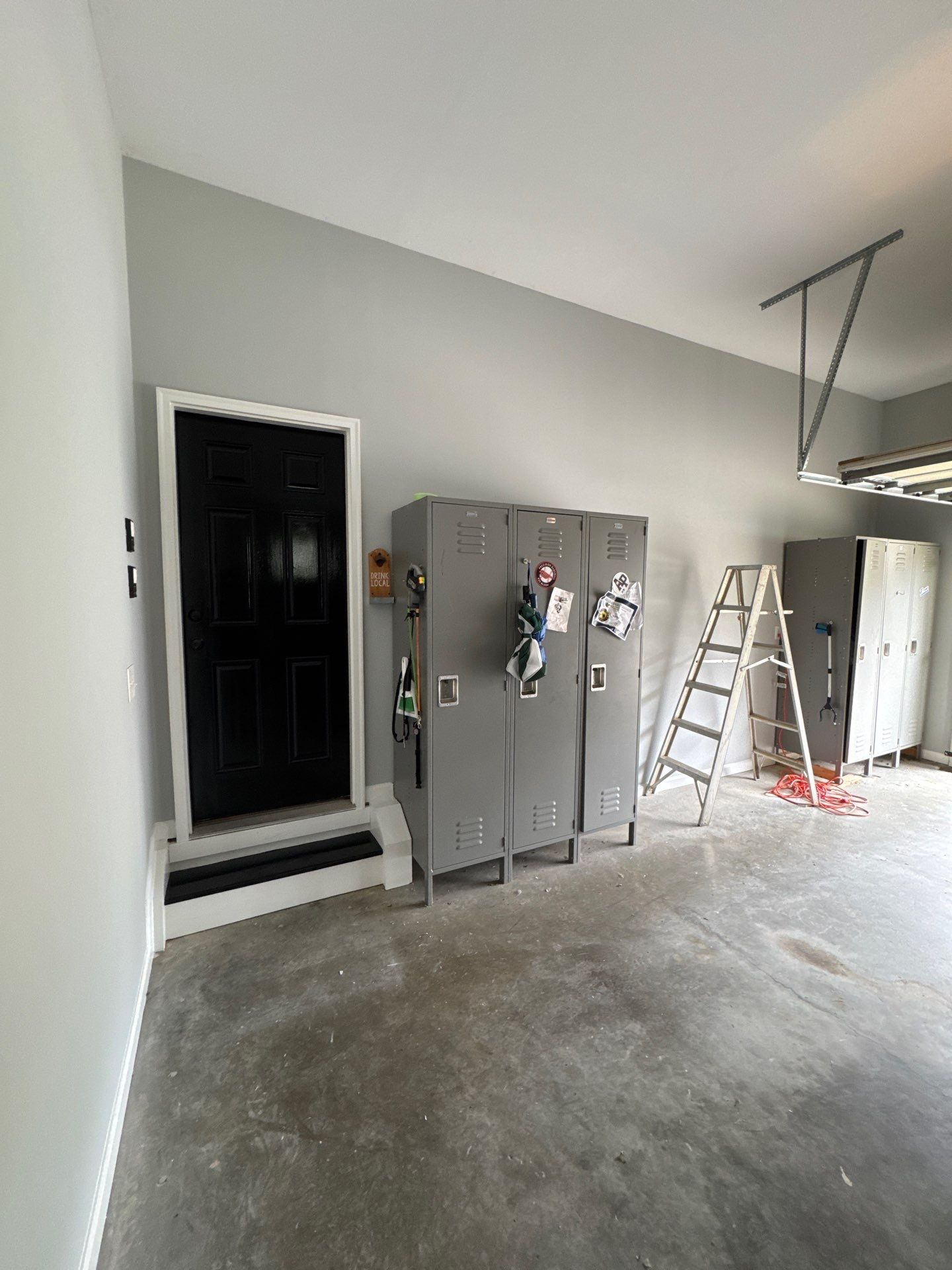 Garage Interior and Door Painting Update in Woodstock by Swift Home Renovations