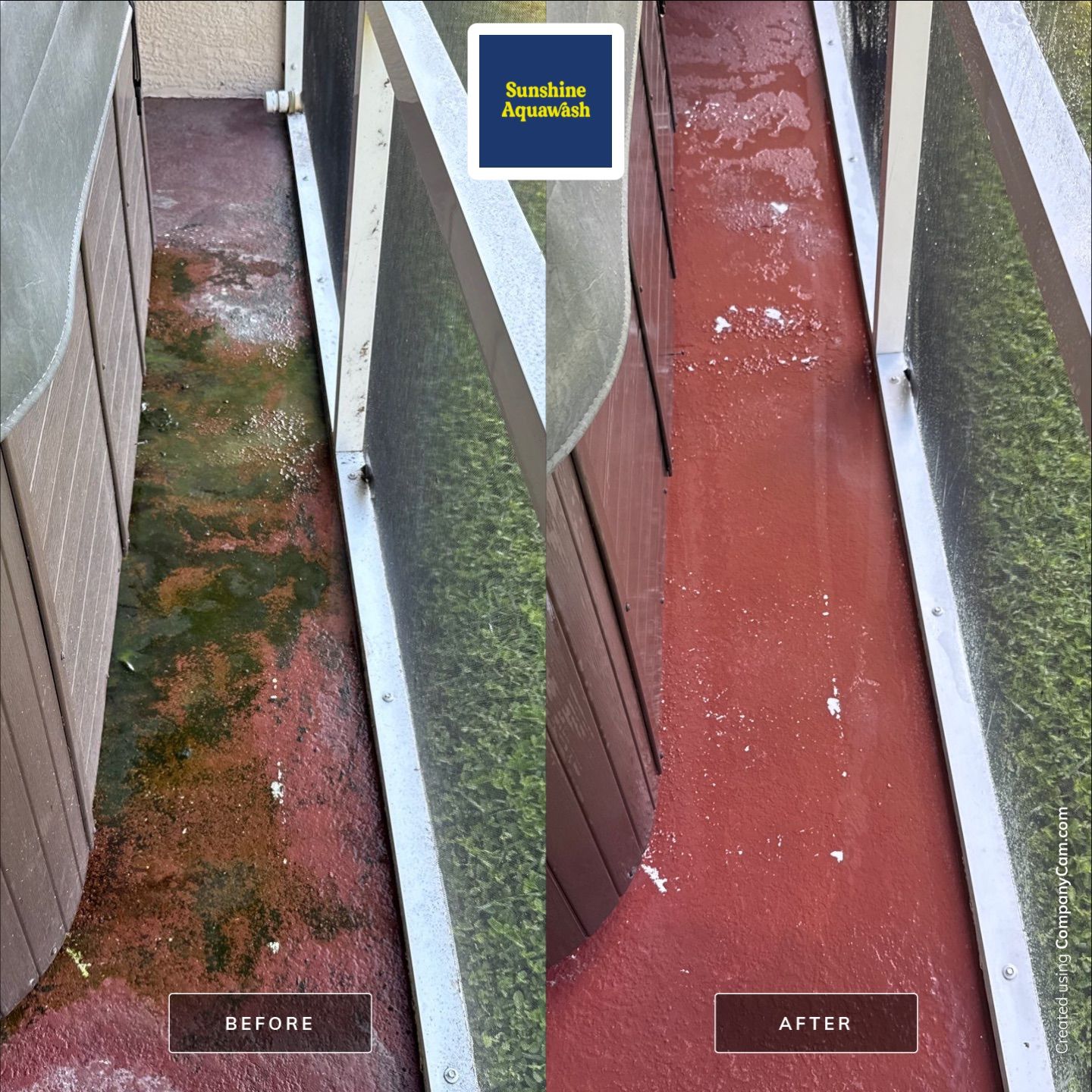Driveway and Lanai Cleaning In Ellenton, FL by Sunshine AquaWash