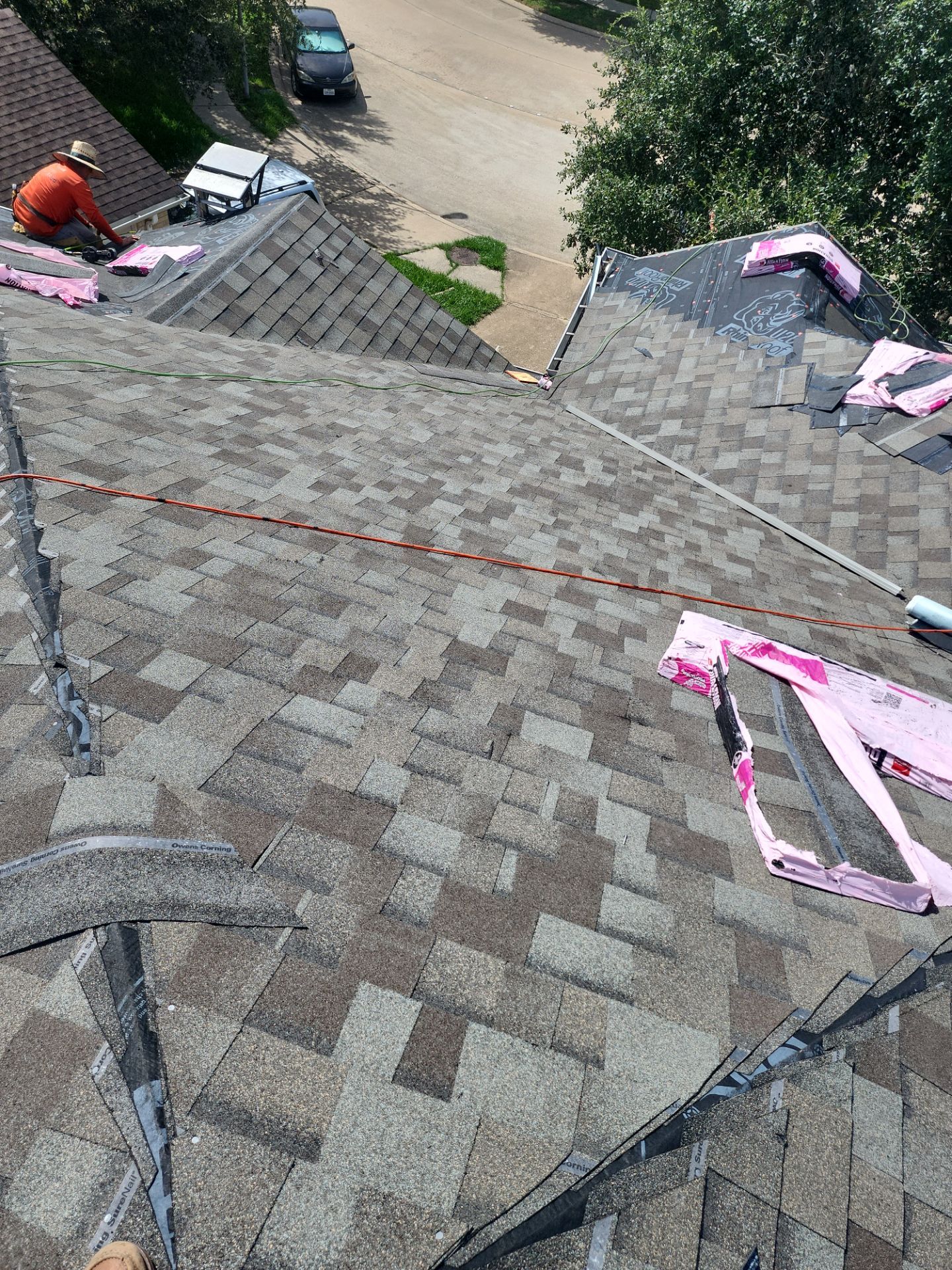 Residential Roofing Repair using Owen's Corning Duration (Lifetime) Shingles by Roof Repair Company