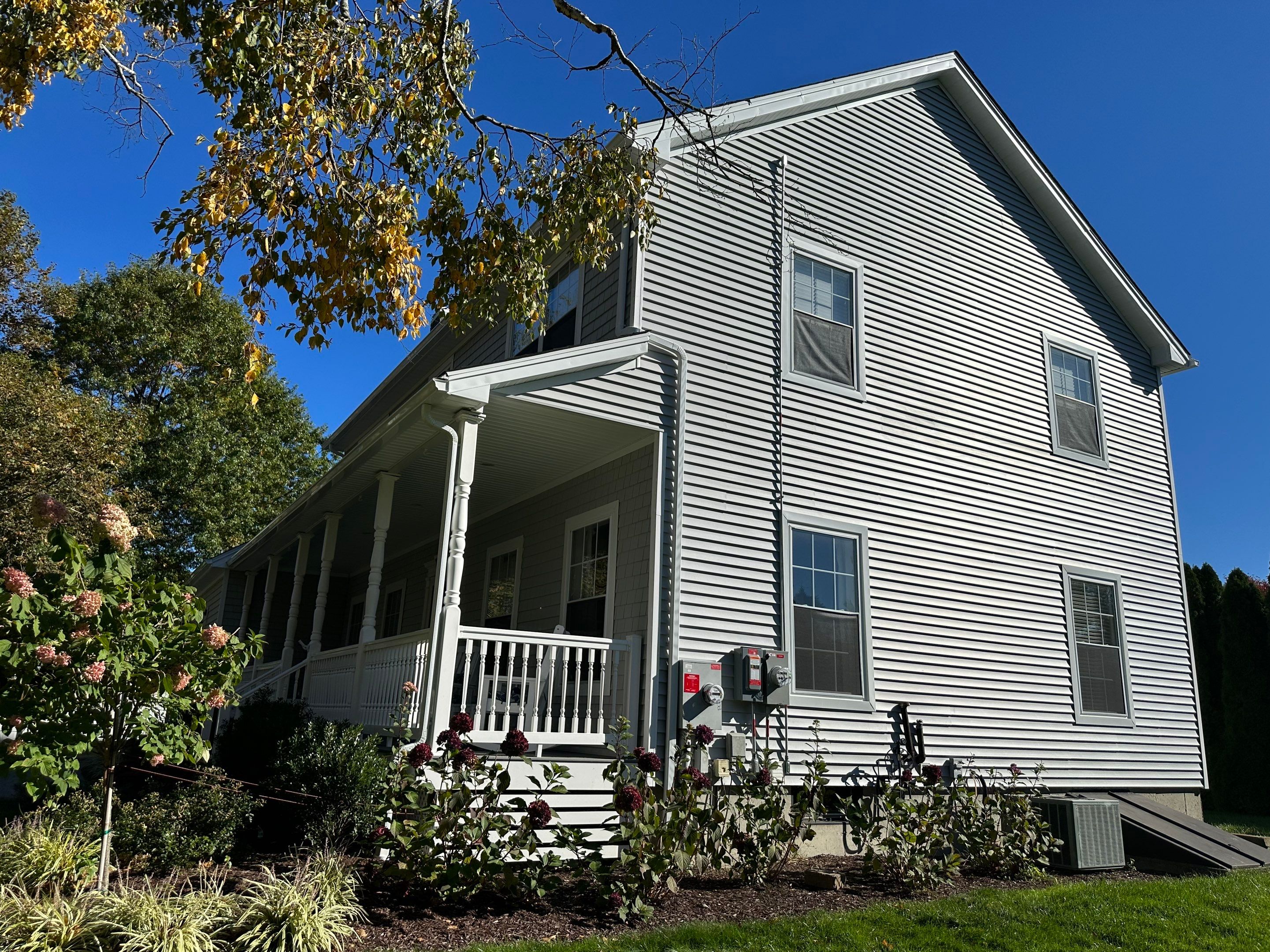Siding Installation using Certainteed Cedar Impressions Sterling Gray by A Plus Exterior