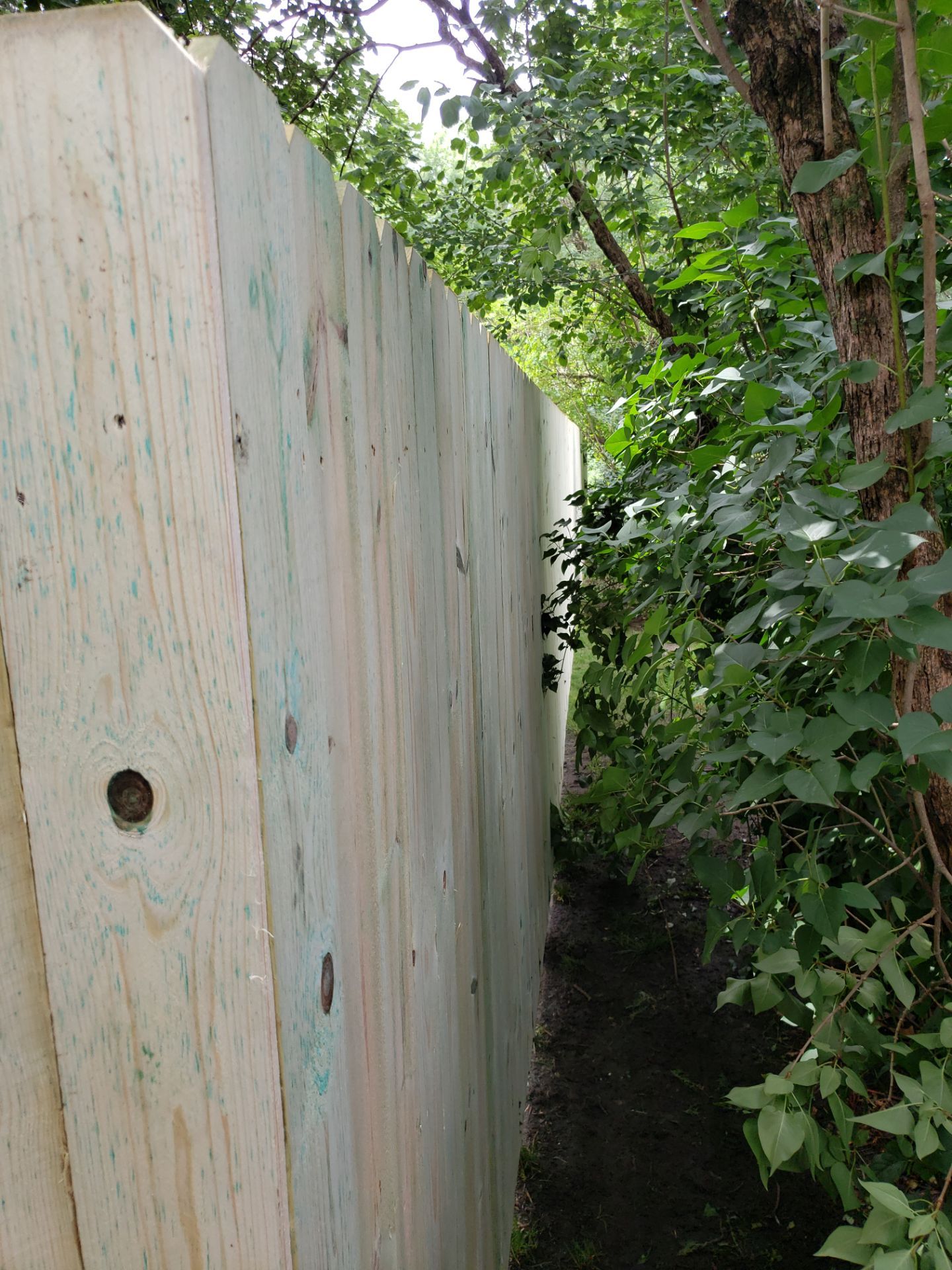 Custom Wood Privacy Fence Installation for Charles City Backyard by Perfect Picket Fence and Stain